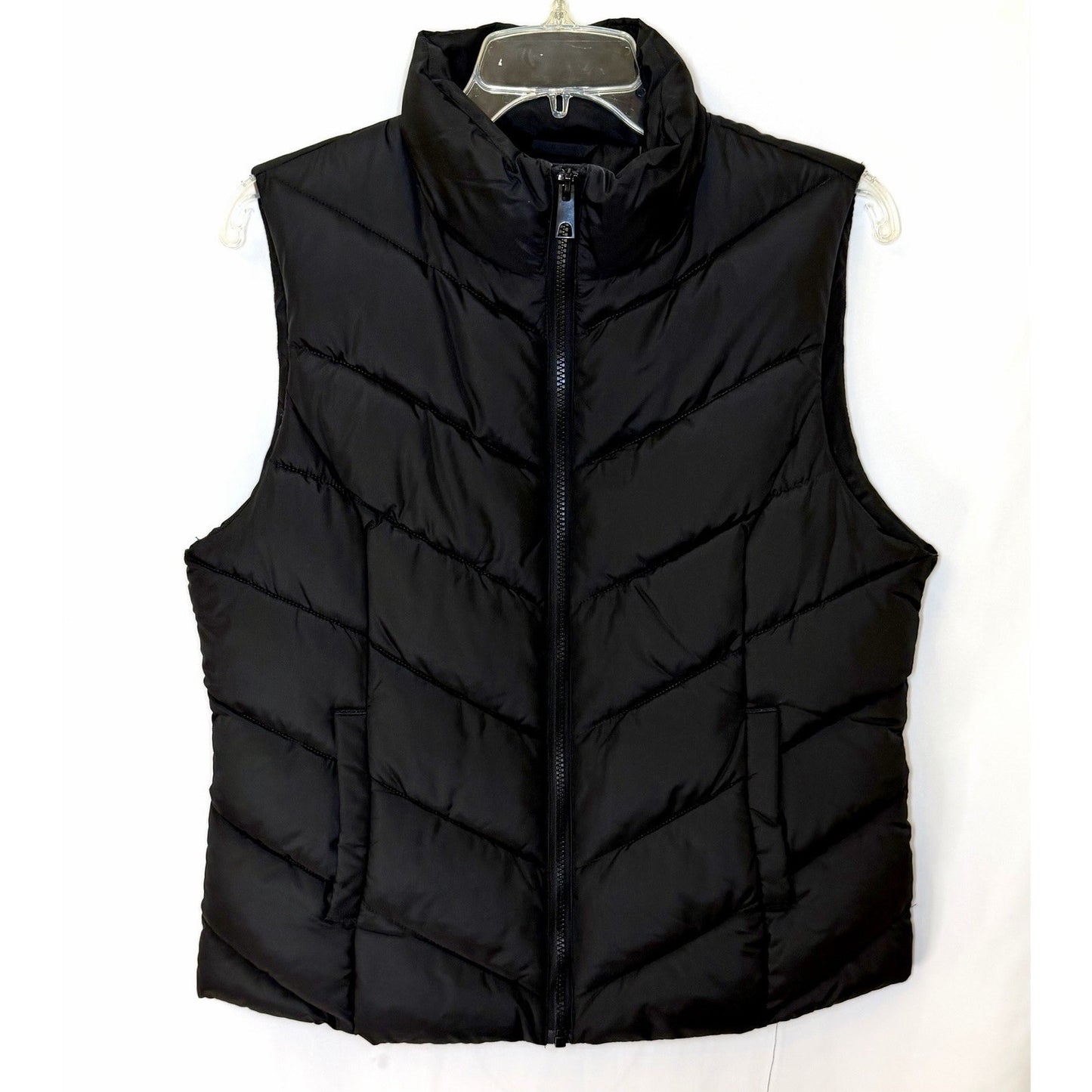 Cole Haan Signature Chevron Quilted Vest / Women’s Medium / Black / Puffer Vest