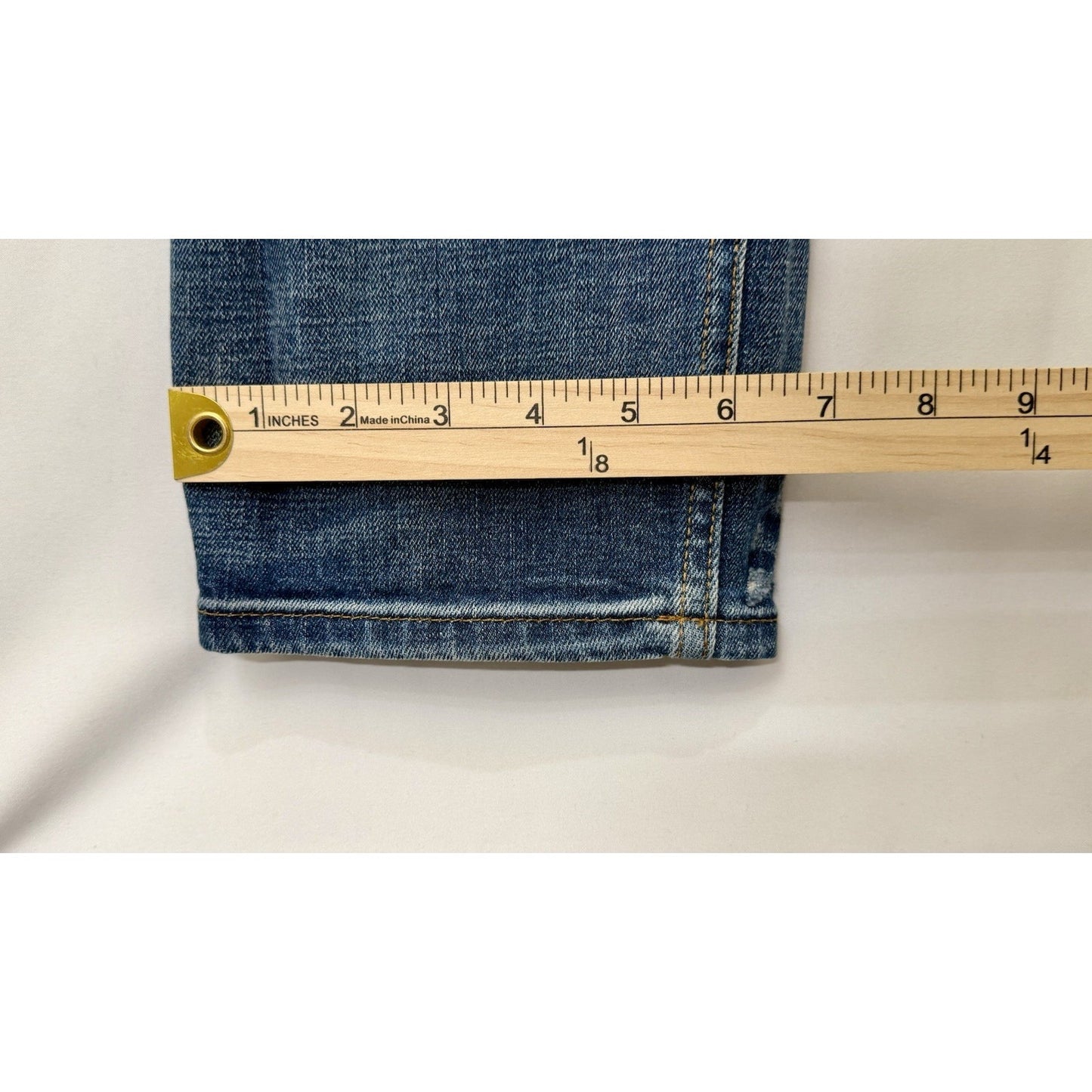 HUDSON SARTOR RELAXED SKINNY DISTRESSED DENIM JEANS / Men Sz 36x32 / Worn Once!