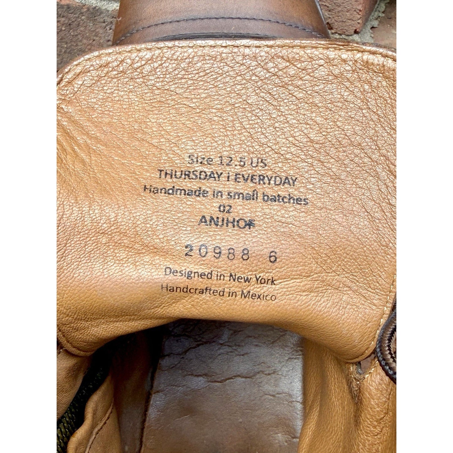 Thursday Boot Co Casa Moto Anejo Leather Zip Boots Men’s 12.5 House Of Friends