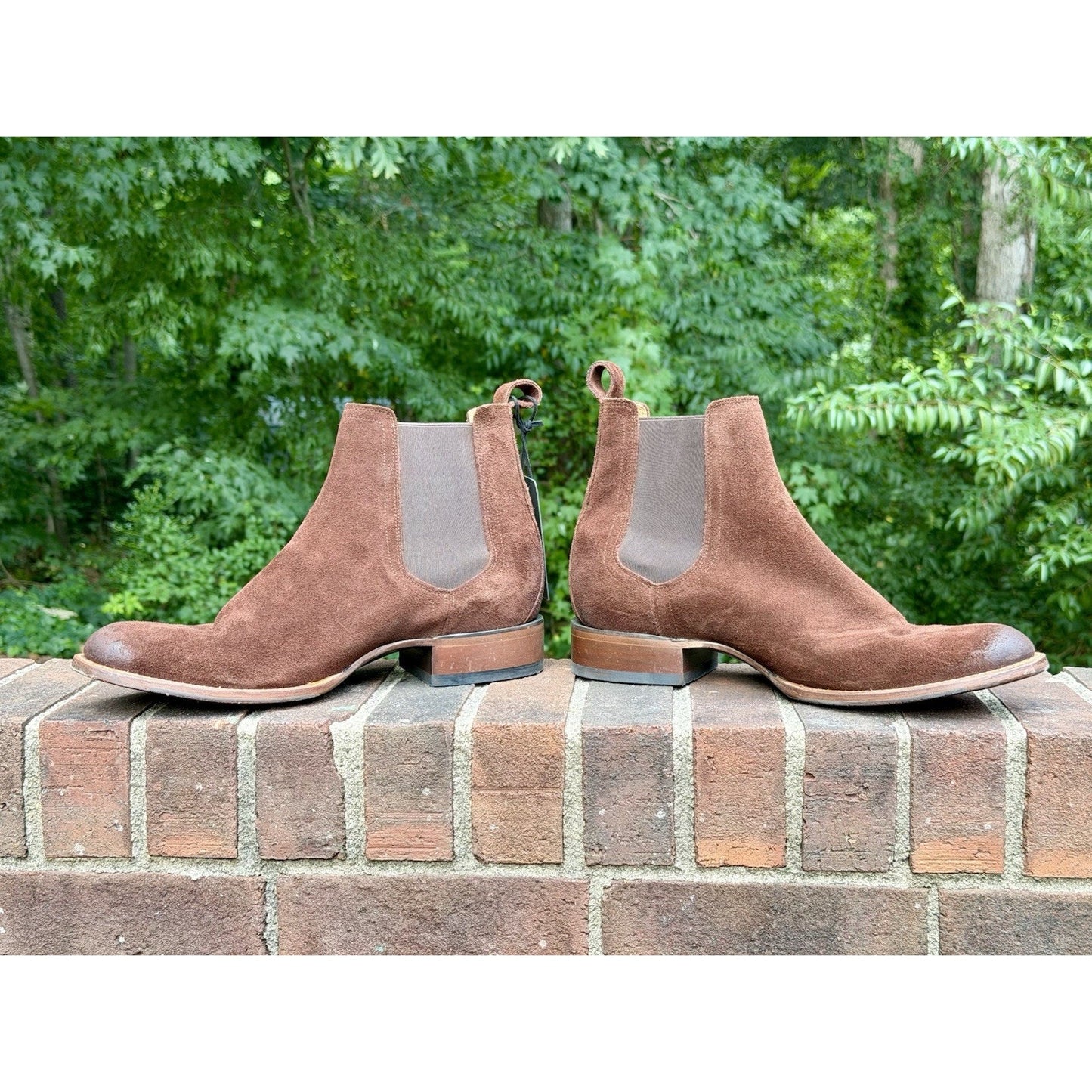 Cody James Black 1978 Franklin Chelsea Boots Mocha Suede Men 12D NWT $245 Retail
