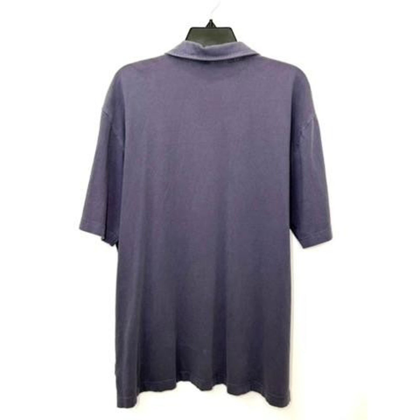 Orvis Polo Shirt Mens XL Purple Cotton Short Sleeve Fish Logo Fishing Outdoor