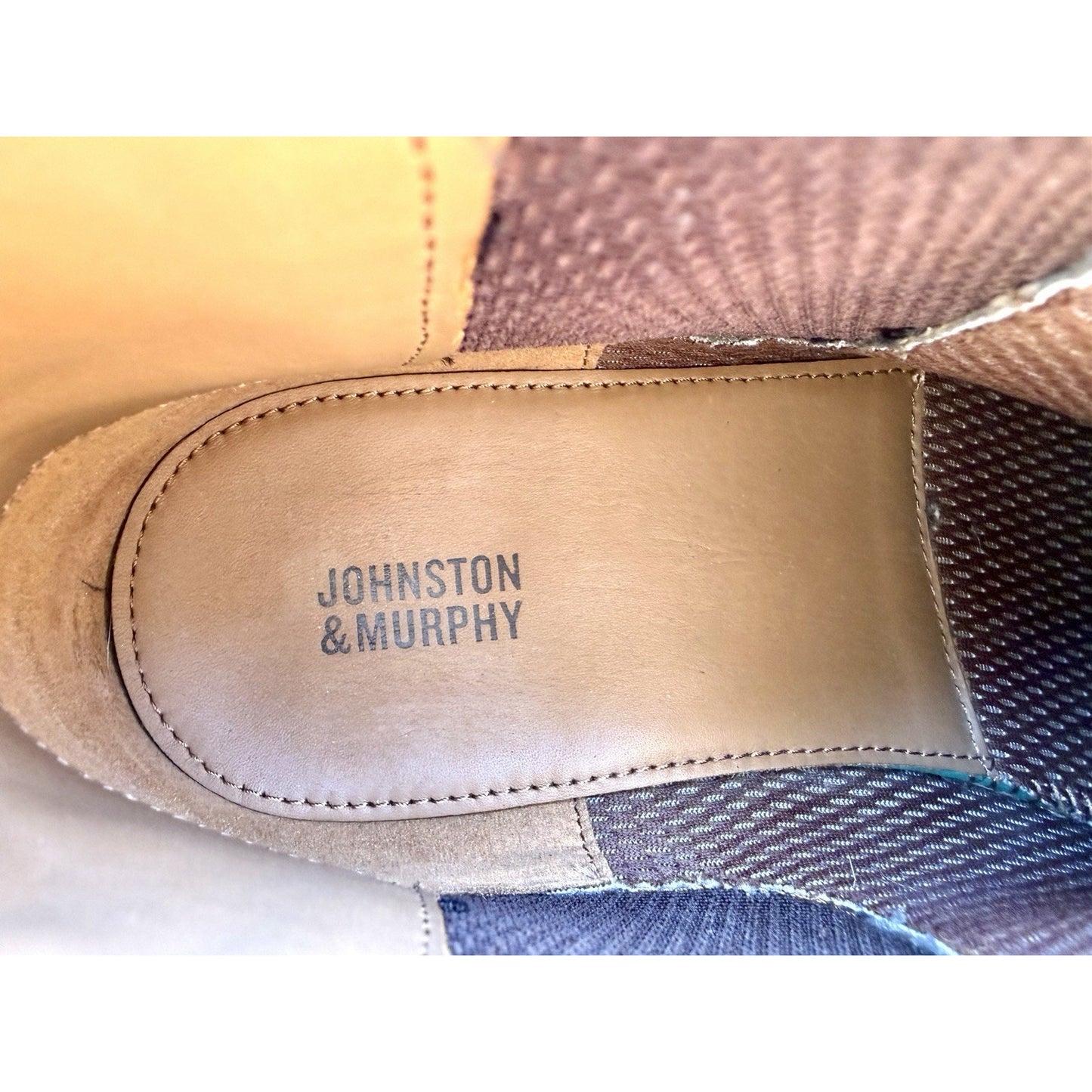 Johnston & Murphy Barrett Chelsea Boots Tan Oiled Suede TRUFOAM Men’s Size 10.5M