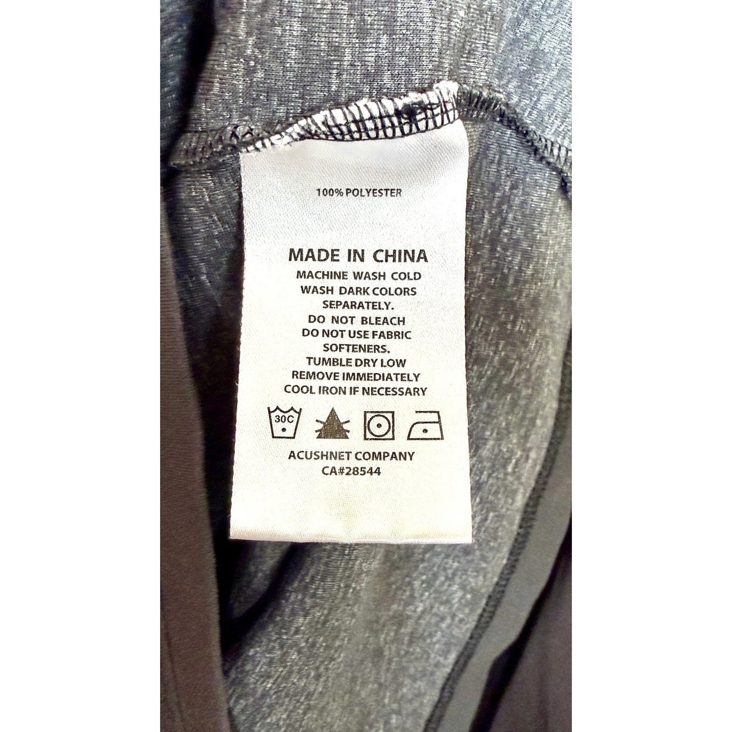 FootJoy XL Heather Yoke Half-Zip Golf Pullover Mid-Layer Black Gray Glen Oaks
