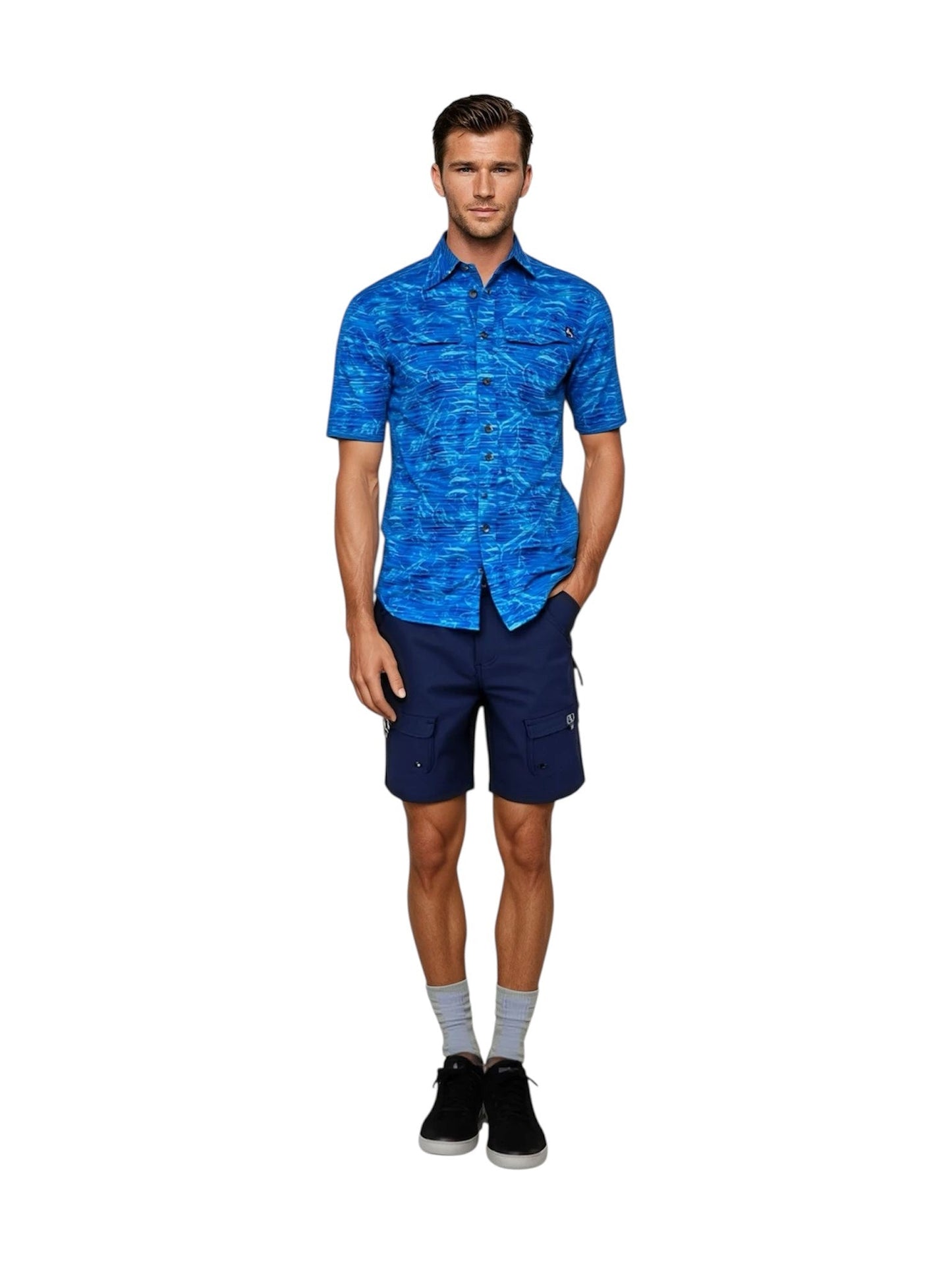 Men's Offshore Fishing  UV Vented Fishing Shirt