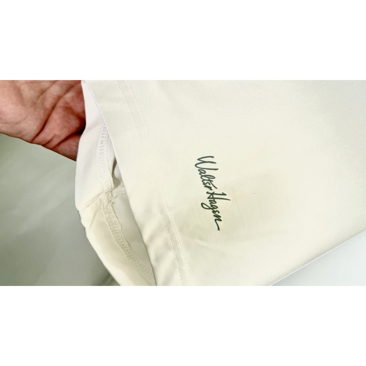 Walter Hagen Performance Golf Hawaiian Shirt Sz L White 11 Majors