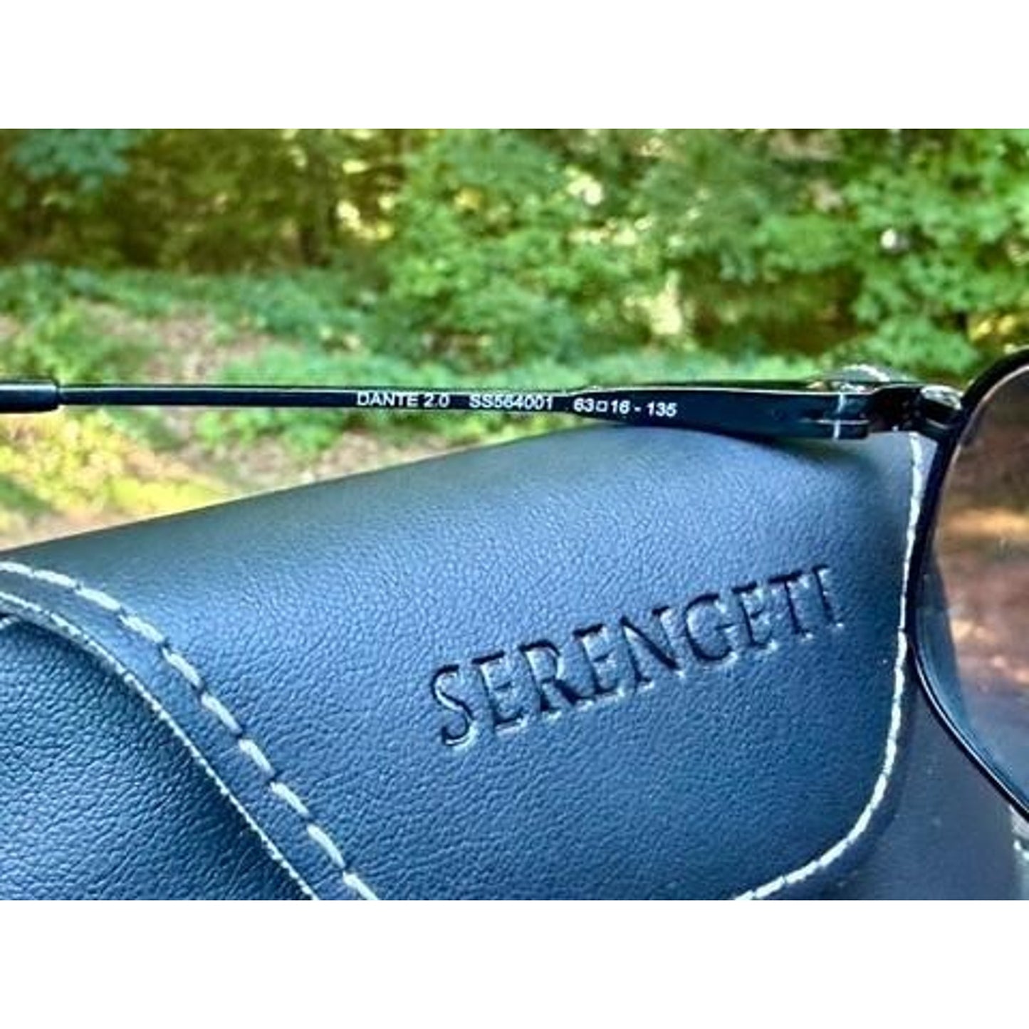 Serengeti Dante 2.0 Sunglasses SS564001 Blue Polarized Lens Italy $380 New