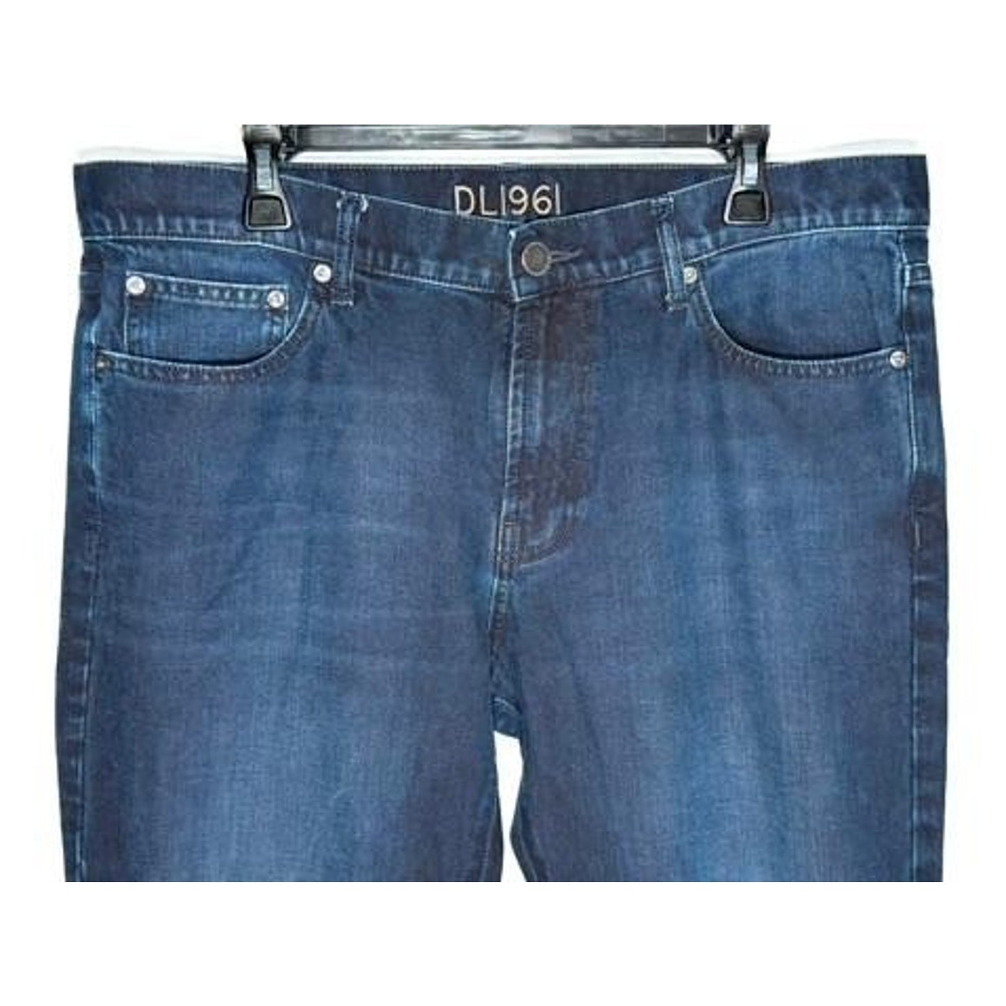DL1961 Jeans Mens 36 Blue Denim DLX 360 Comfort Stretch Straight Leg