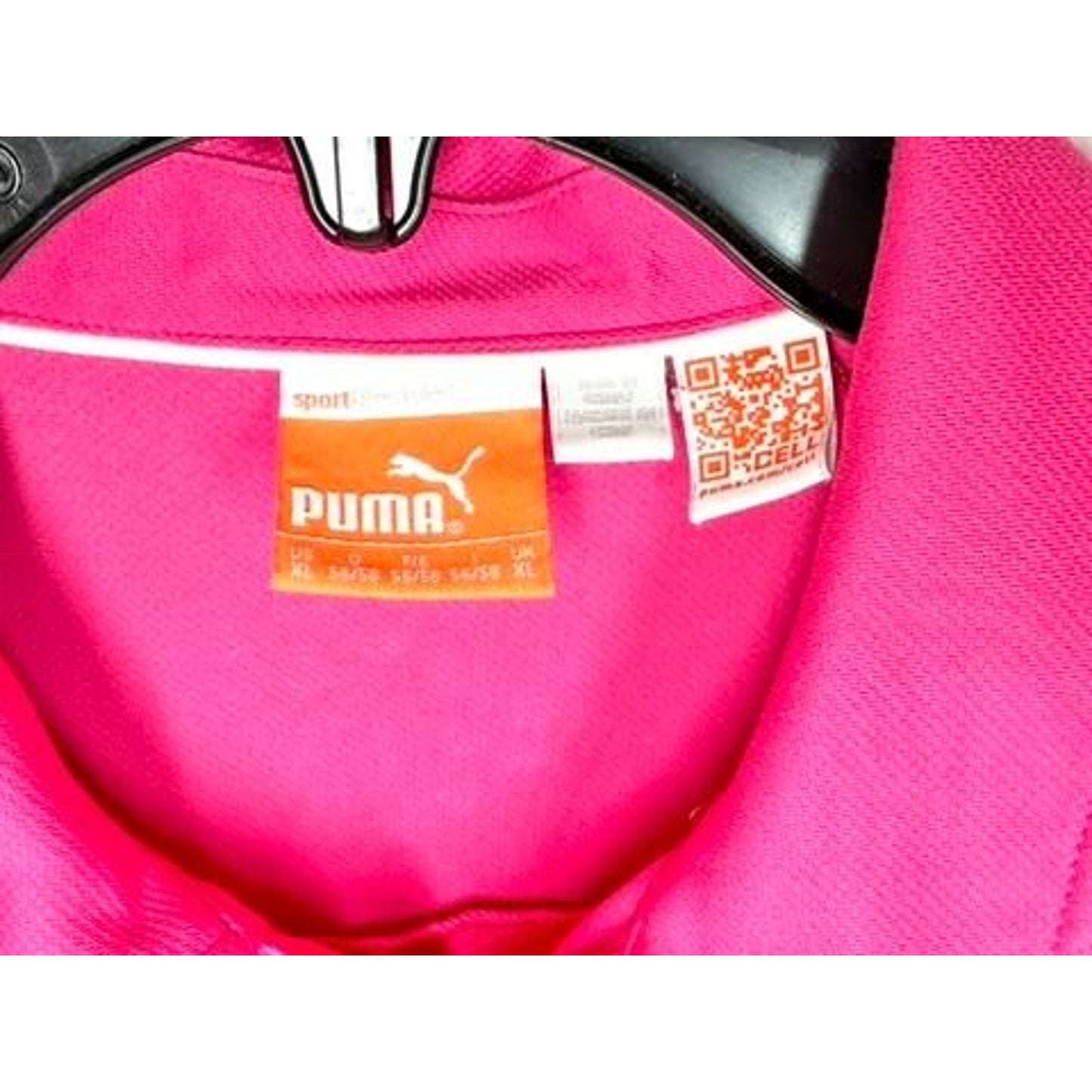 Puma Golf Shirt Mens XL Pink Dry Cell Polo The Peninsula Club Short Sleeve
