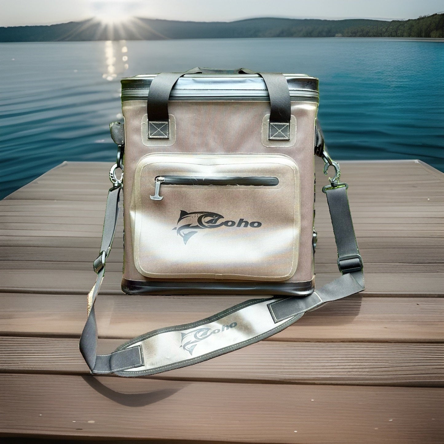 Coho Portable Cooler Bag 30 Can Soft Sided Cooler Insulated Leak Proof
