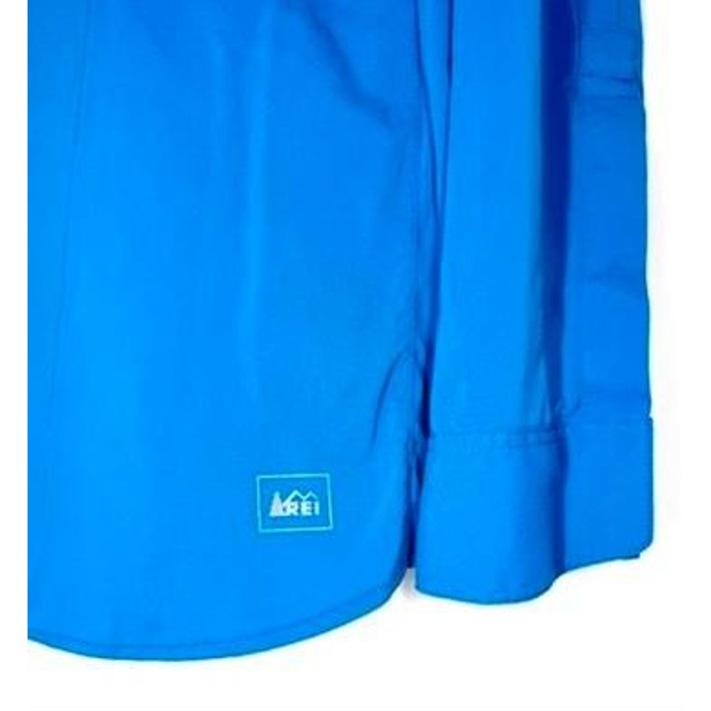 REI Co-op Sahara Hiking Shirt Mens XL Blue Long Sleeve Nylon Spandex Trail