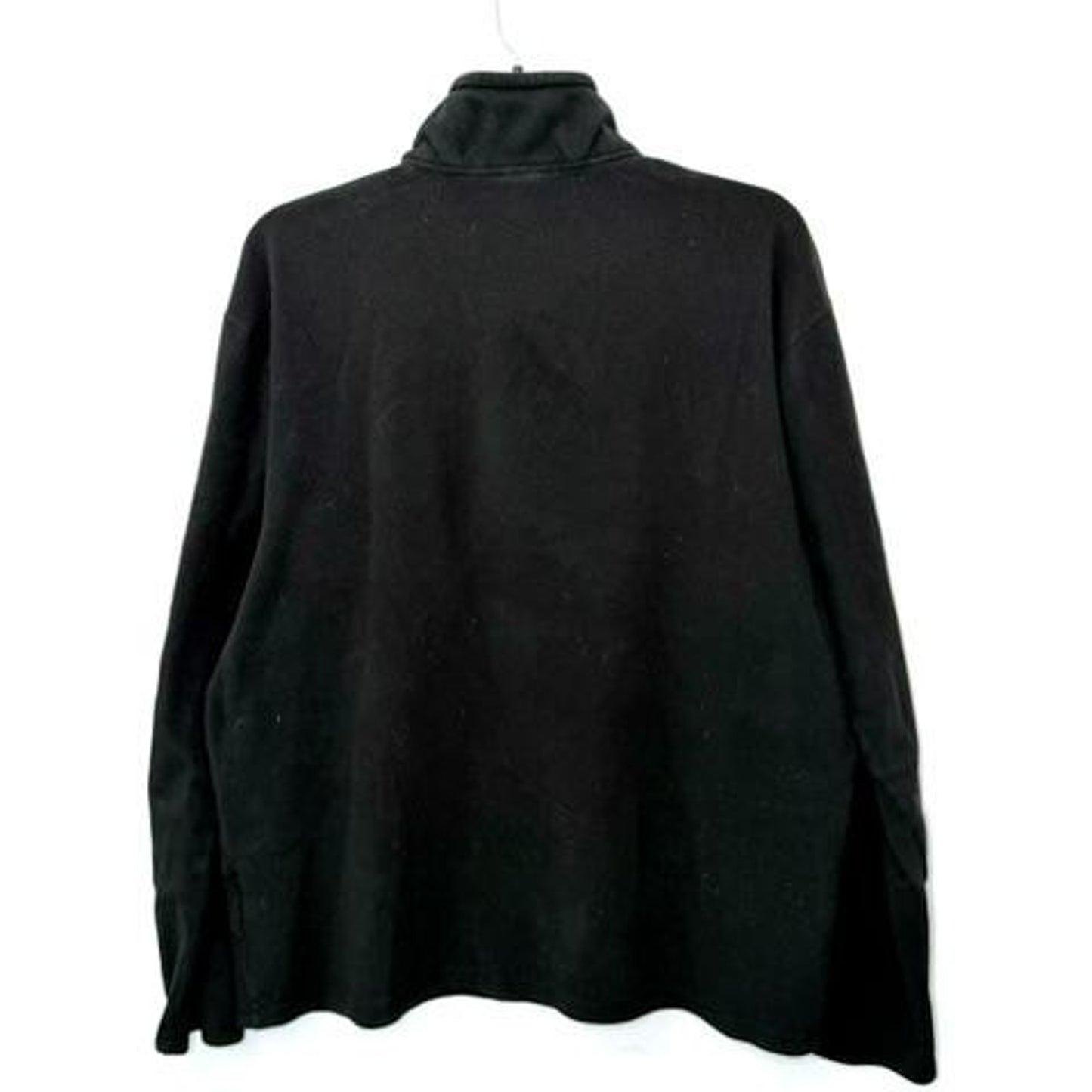 The North Face Fleece Pullover Mens Large Black TKA 100 1/4 Zip Jacket