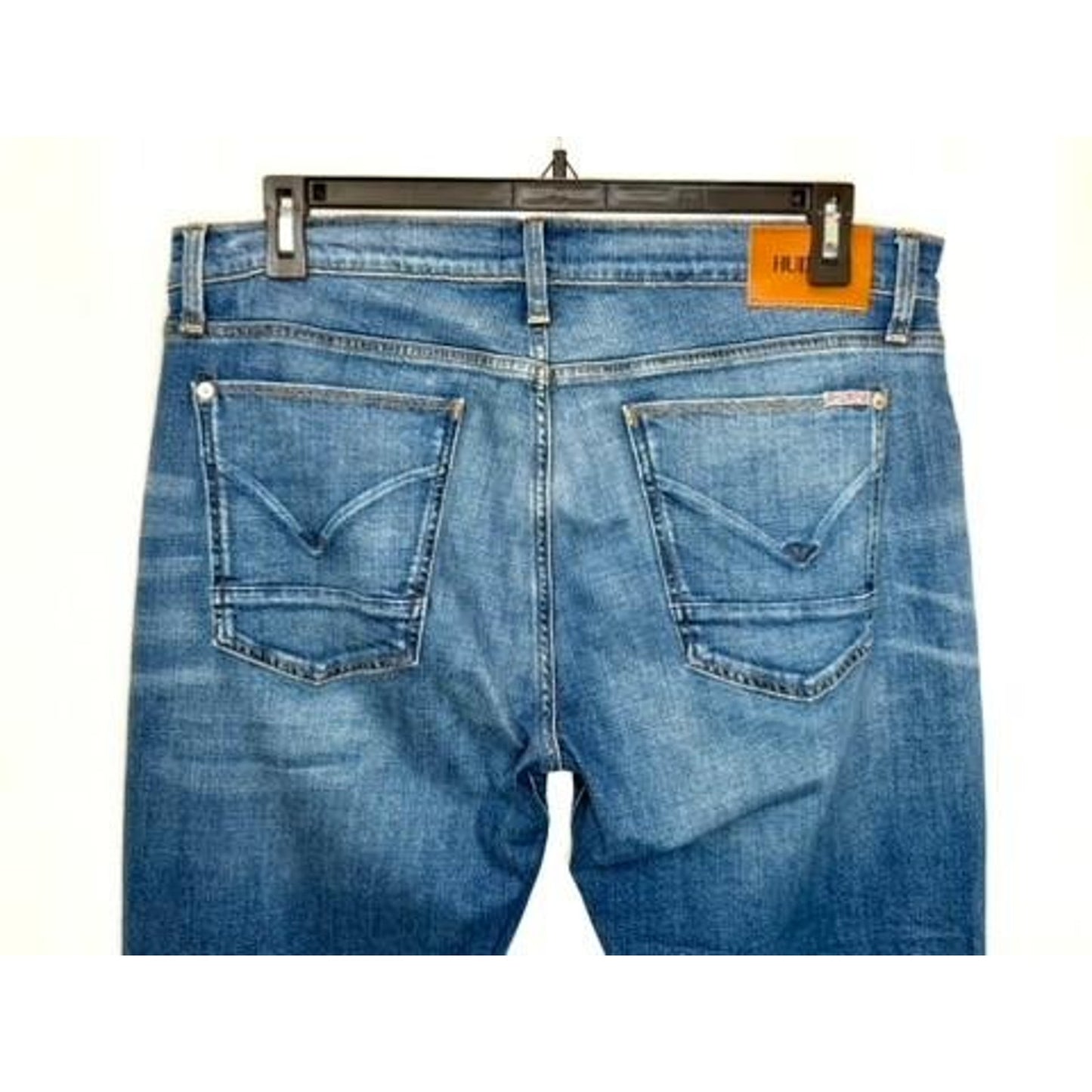 Hudson Blake Slim Straight Jeans Mens 36 Blue Stretch Denim Pants