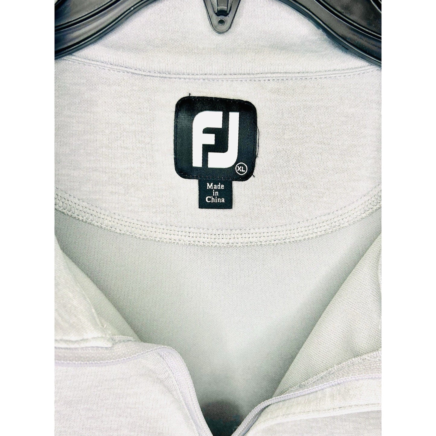 FootJoy Pullover Mens XL Gray Lightweight 1/4 Zip Performance Golf Pullover | Il
