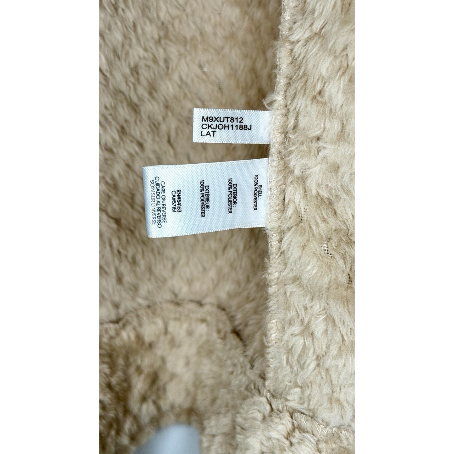 Calvin Klein Women's Faux Fur Vest Brown Size Medium (Worn Once!!!)