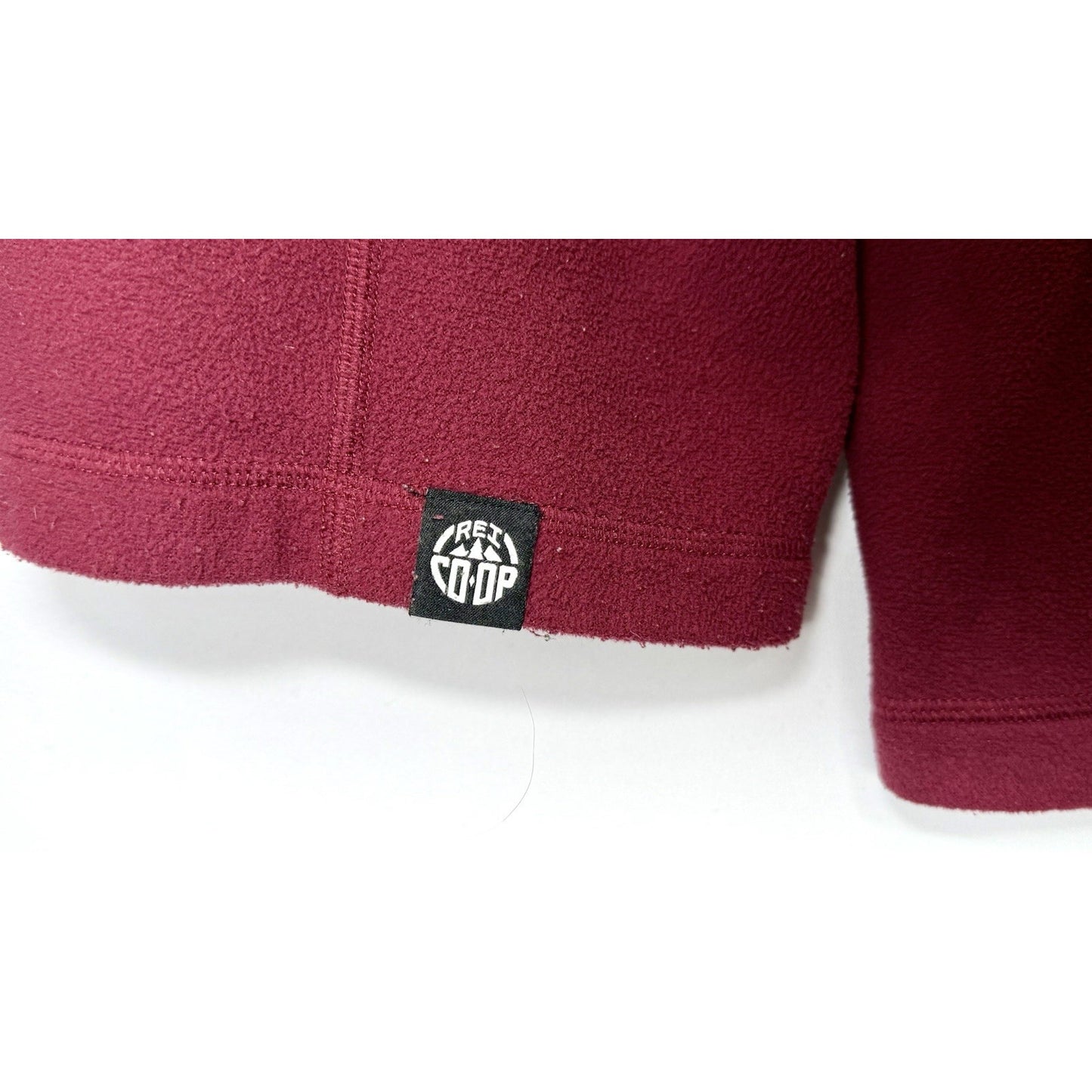 REI Co-Op Jacket Womens XXL Burgundy Micro Fleece 1/4 Zip Lightweight Pullover