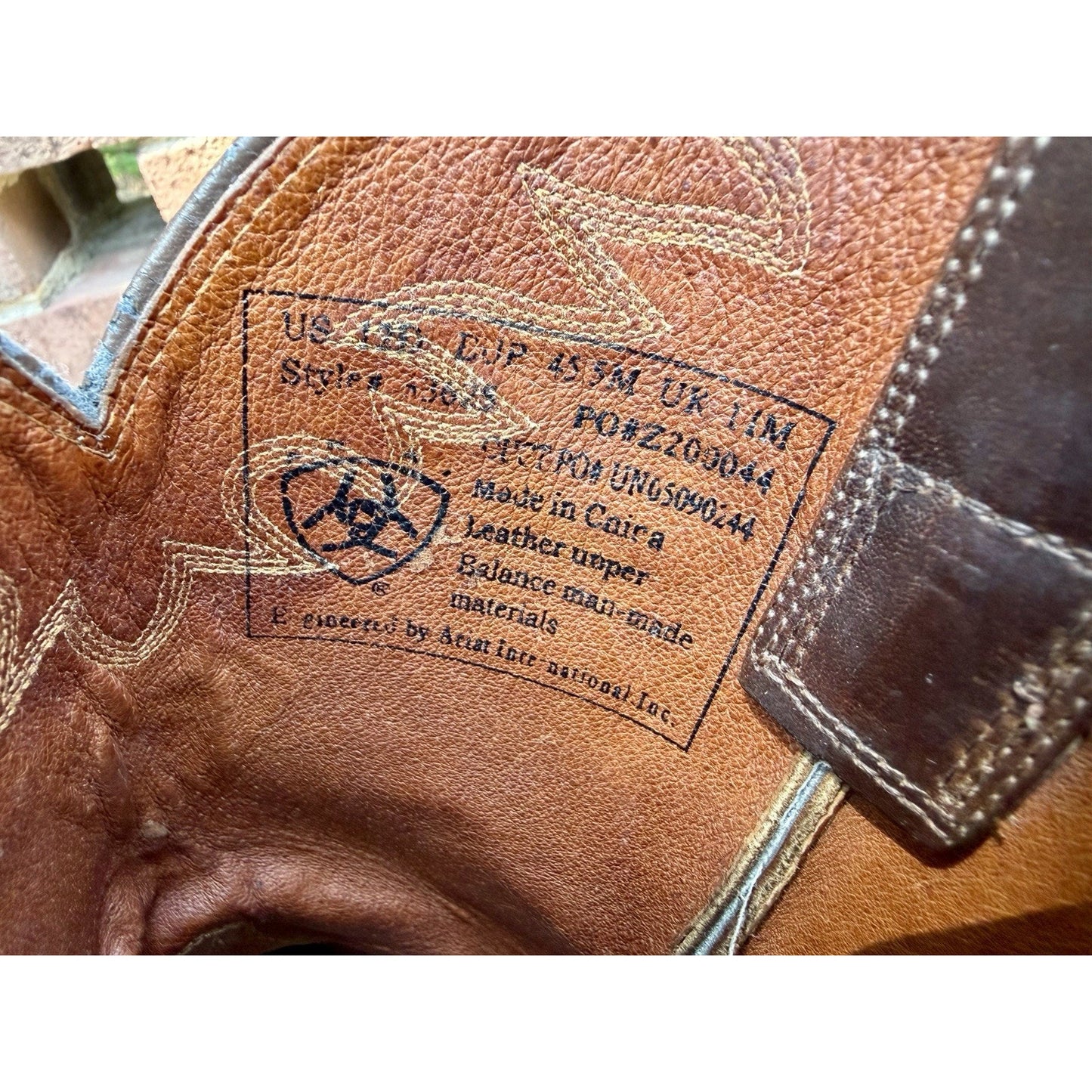 Ariat Sedona 34625 10002194 Men's Size 12 D Brown Leather Western Cowboy Boots
