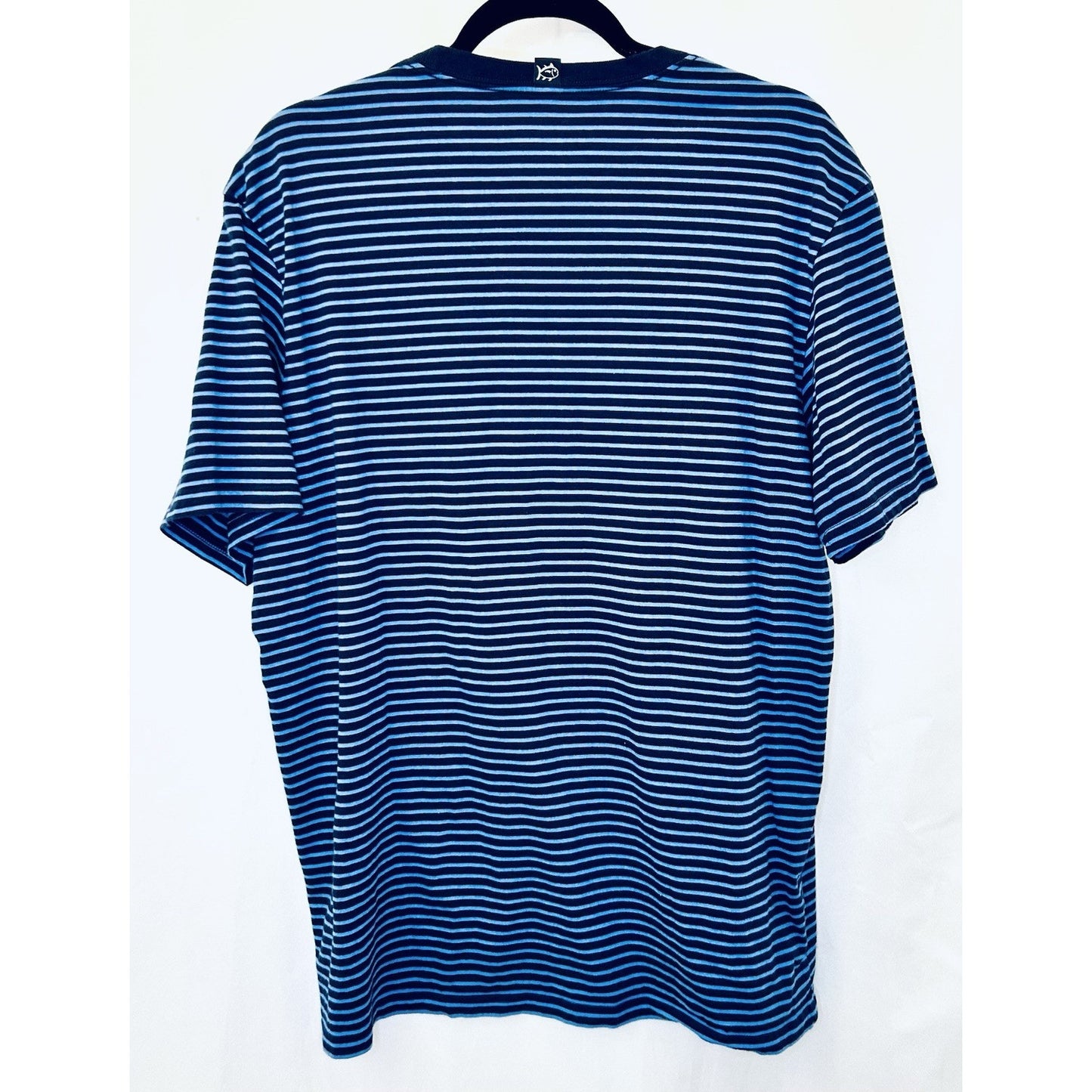Southern Tide Men’s Stripe Skipjack S/S Tee True Navy Size Large MSRP $44.00