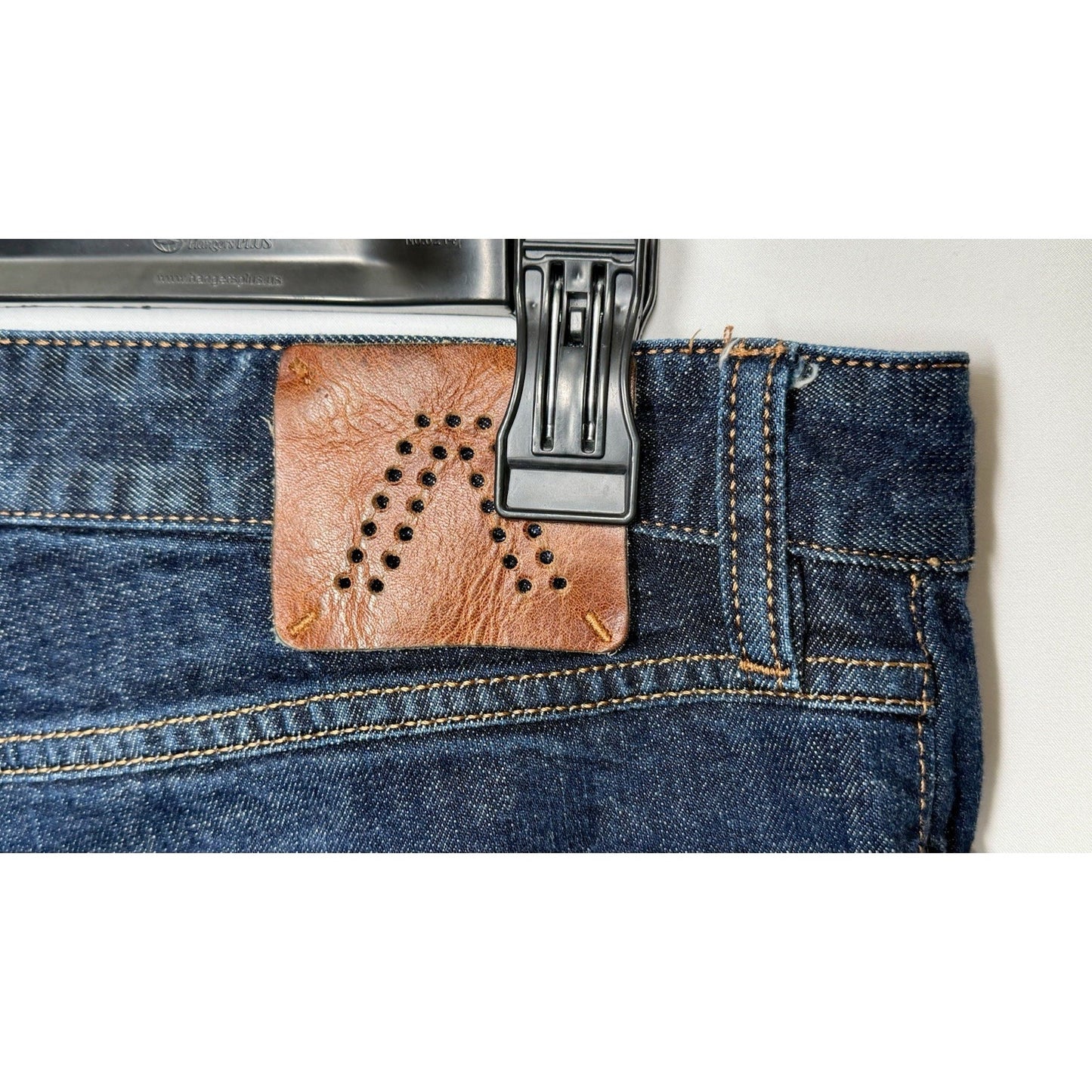 Alberto Pipe Regular Slim Fit Denim Blue Dark Wash 38x30 (Tag 38x34) $245 Retail