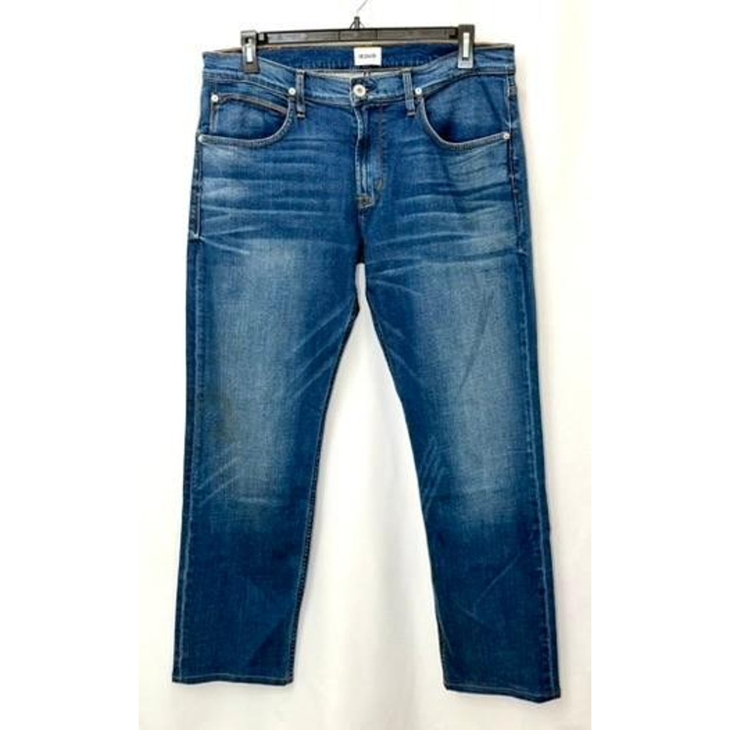 Hudson Blake Slim Straight Jeans Mens 36 Blue Stretch Denim Pants