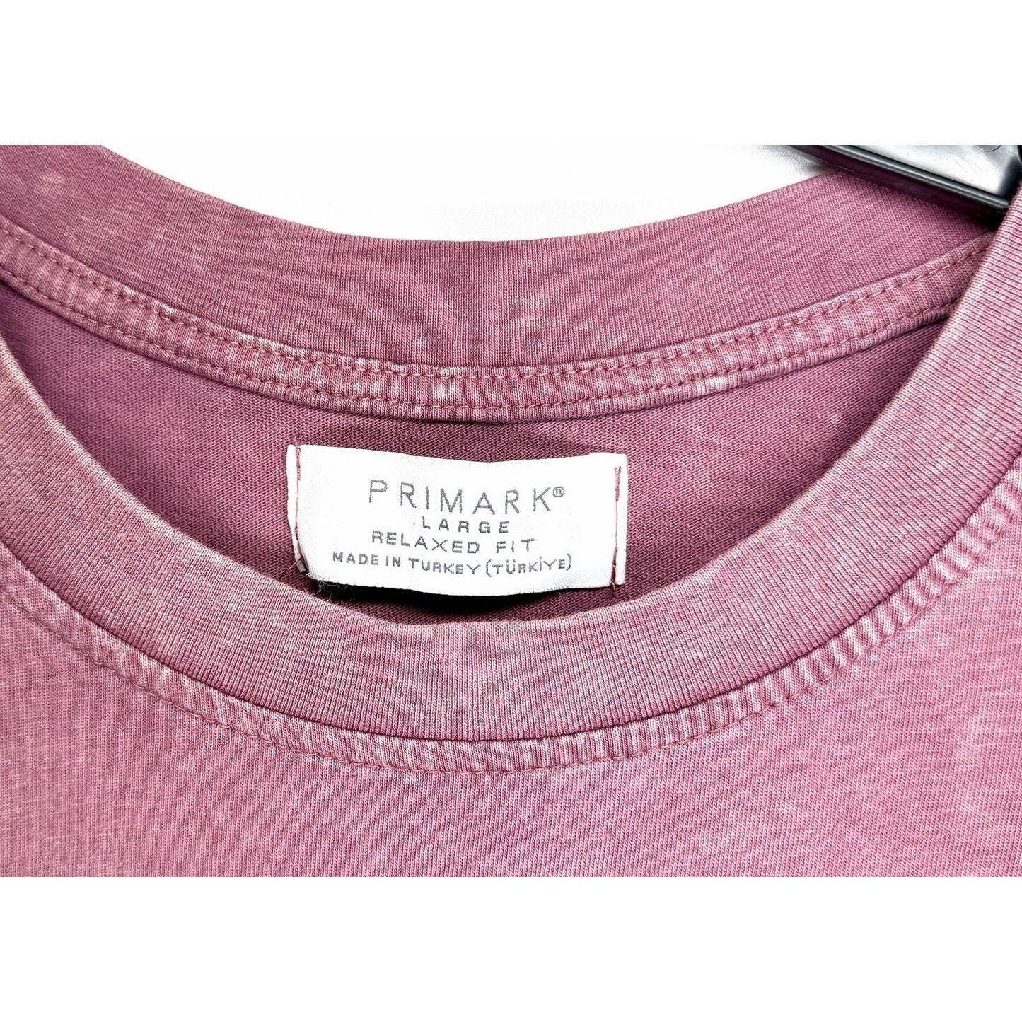 Primark Men’s Large Relaxed Fit Heather Burgandy “Pears” T-shirt