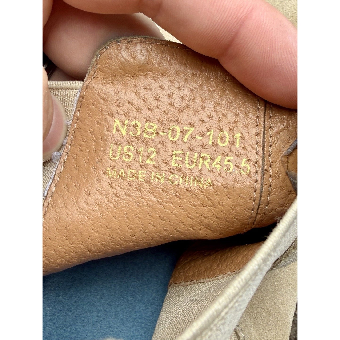 New Republic By Mark McNairy - Chelsea Boot - Men’s Size 12/45.5 EU - Tan Suede