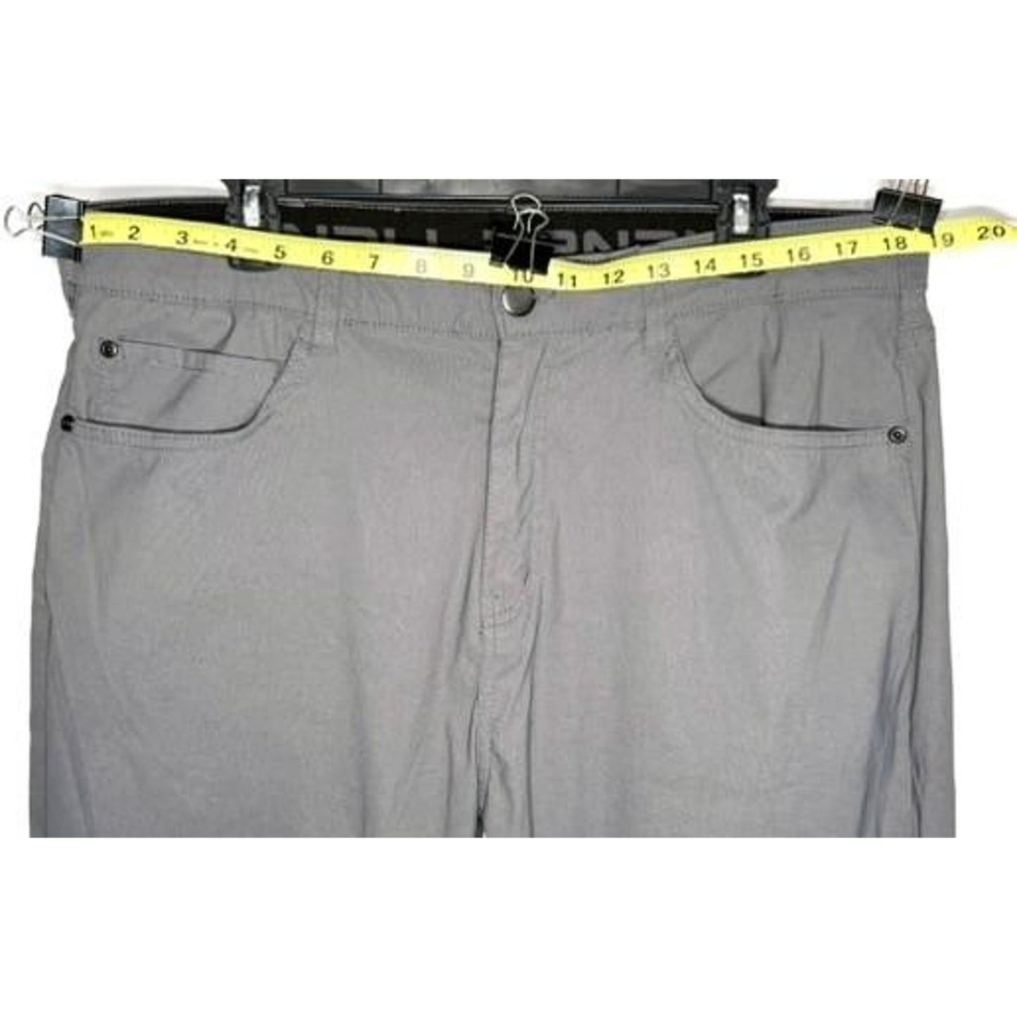 Denali Mens Pants 36x32 Gray Nylon Spandex Stretch Hiking Outdoor Travel