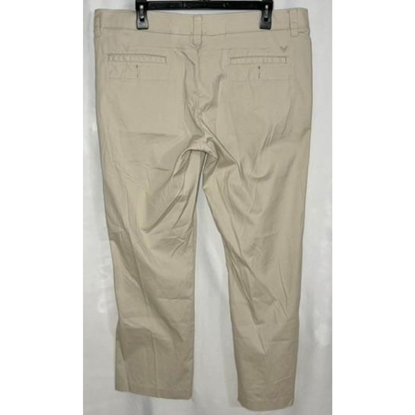 Callaway Golf Pants Mens 38x30 Beige Khaki Cotton Blend Stretch Flat Front Chino