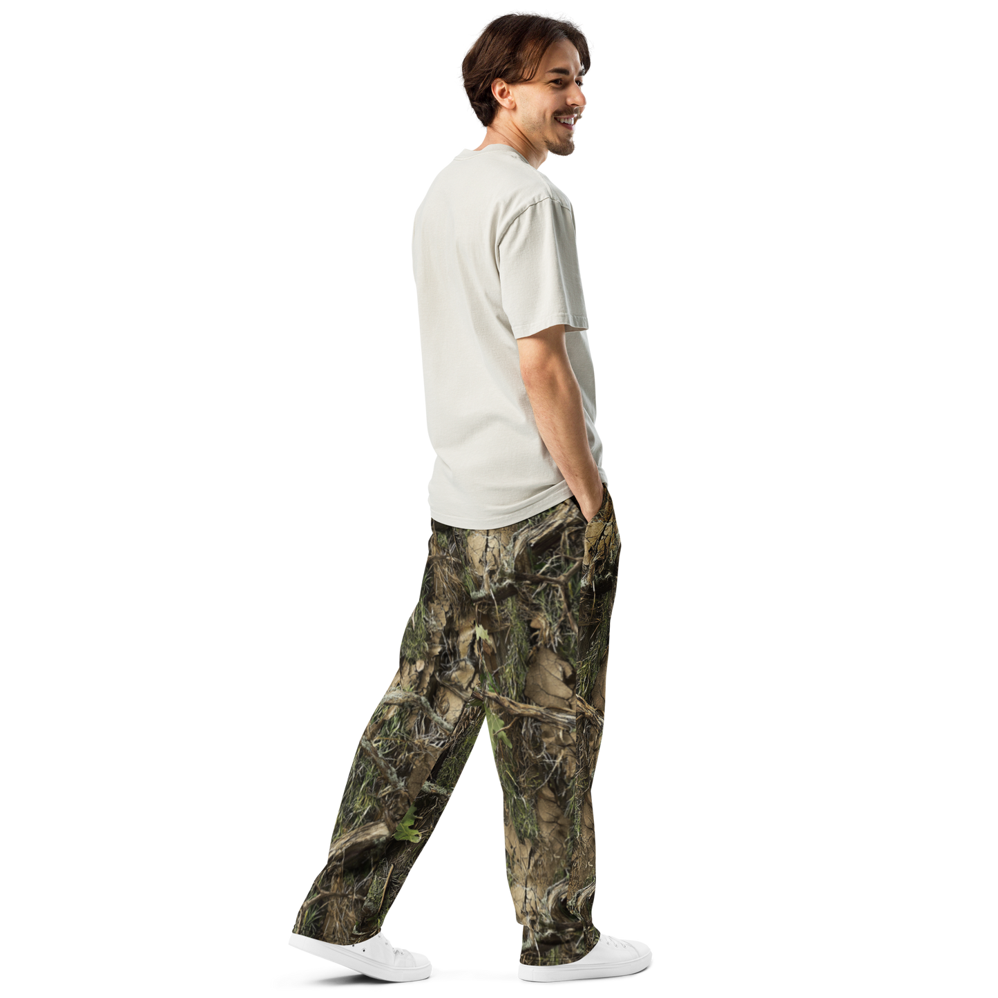 The Casual Camo Company Wide-leg joggers