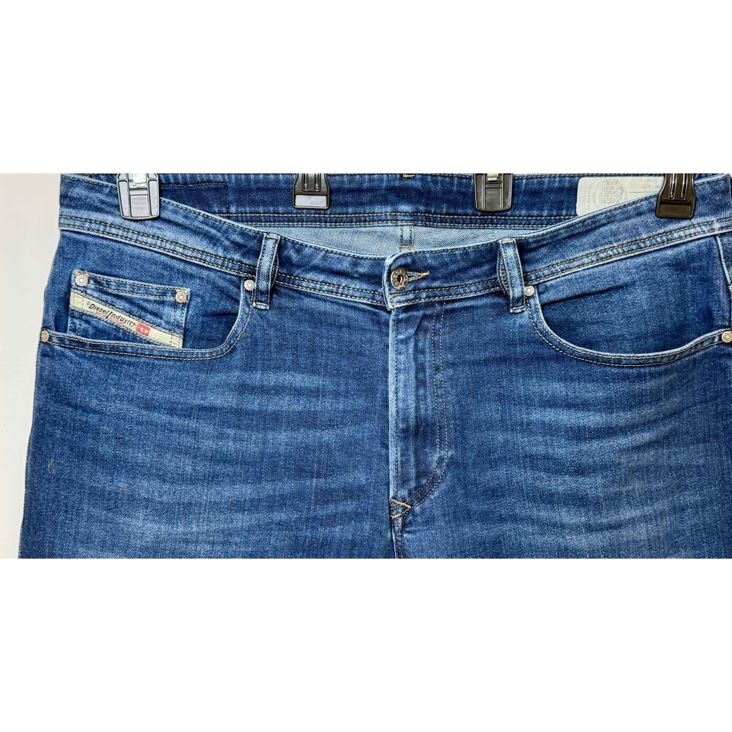 Diesel Thavar-XP Slim Skinny Jeans Men’s Medium Wash Stretch Denim Fits 36x32