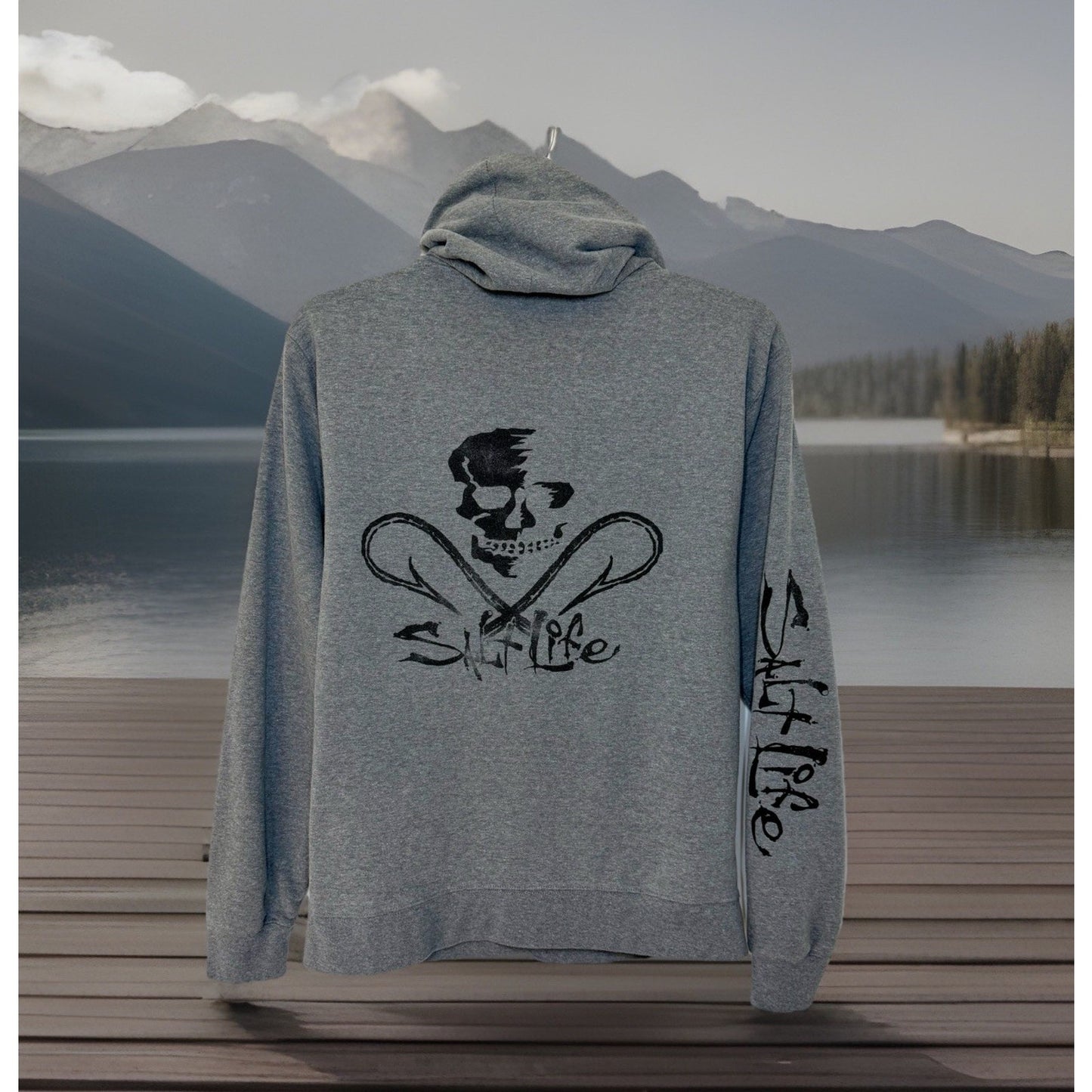 Salt Strong Adults Pullover Hoodie Front Pocket Size XL Lightweight