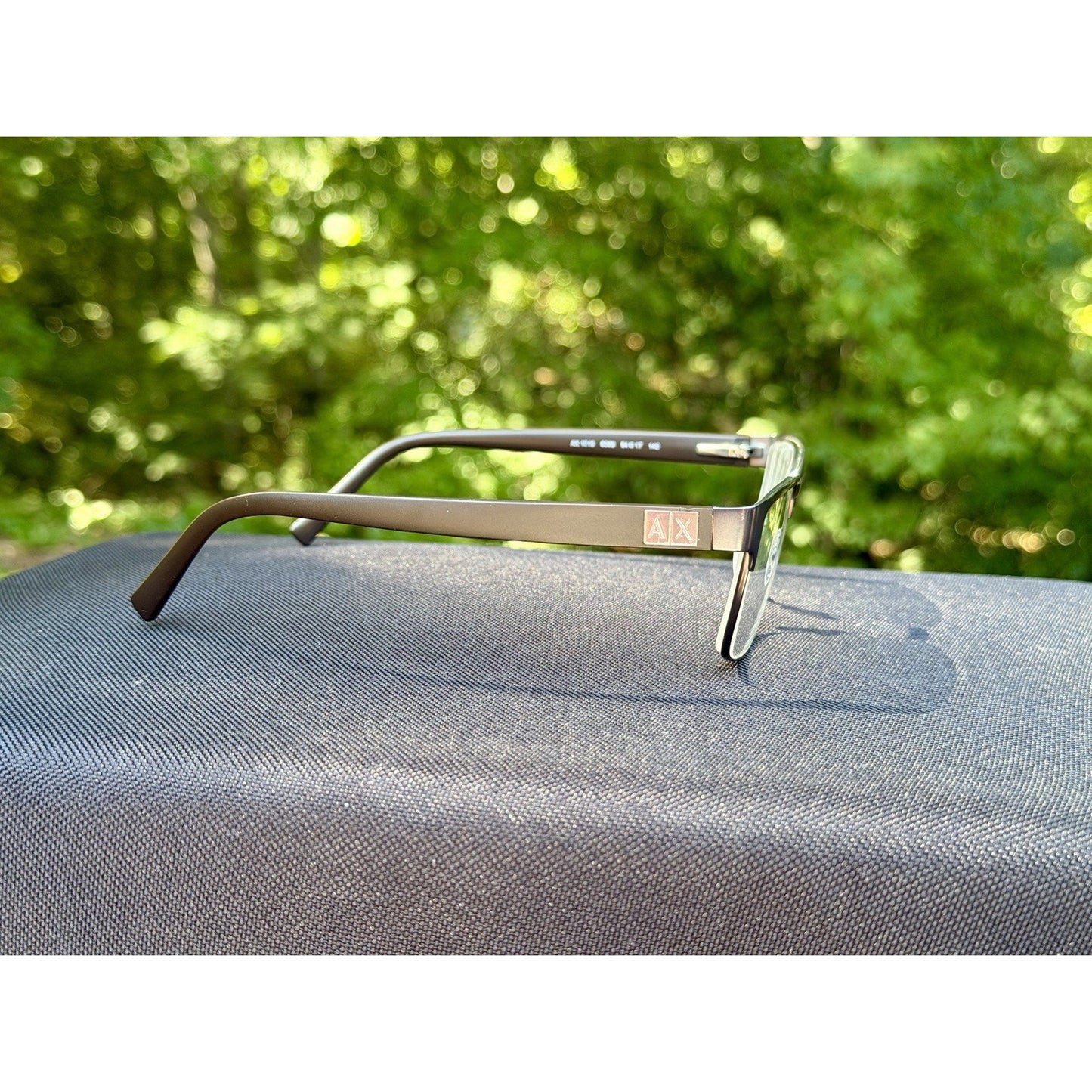 Armani Exchange AX1019 6001 Matte Brown Eyeglasses Frames Men's 54/17 140 A|X
