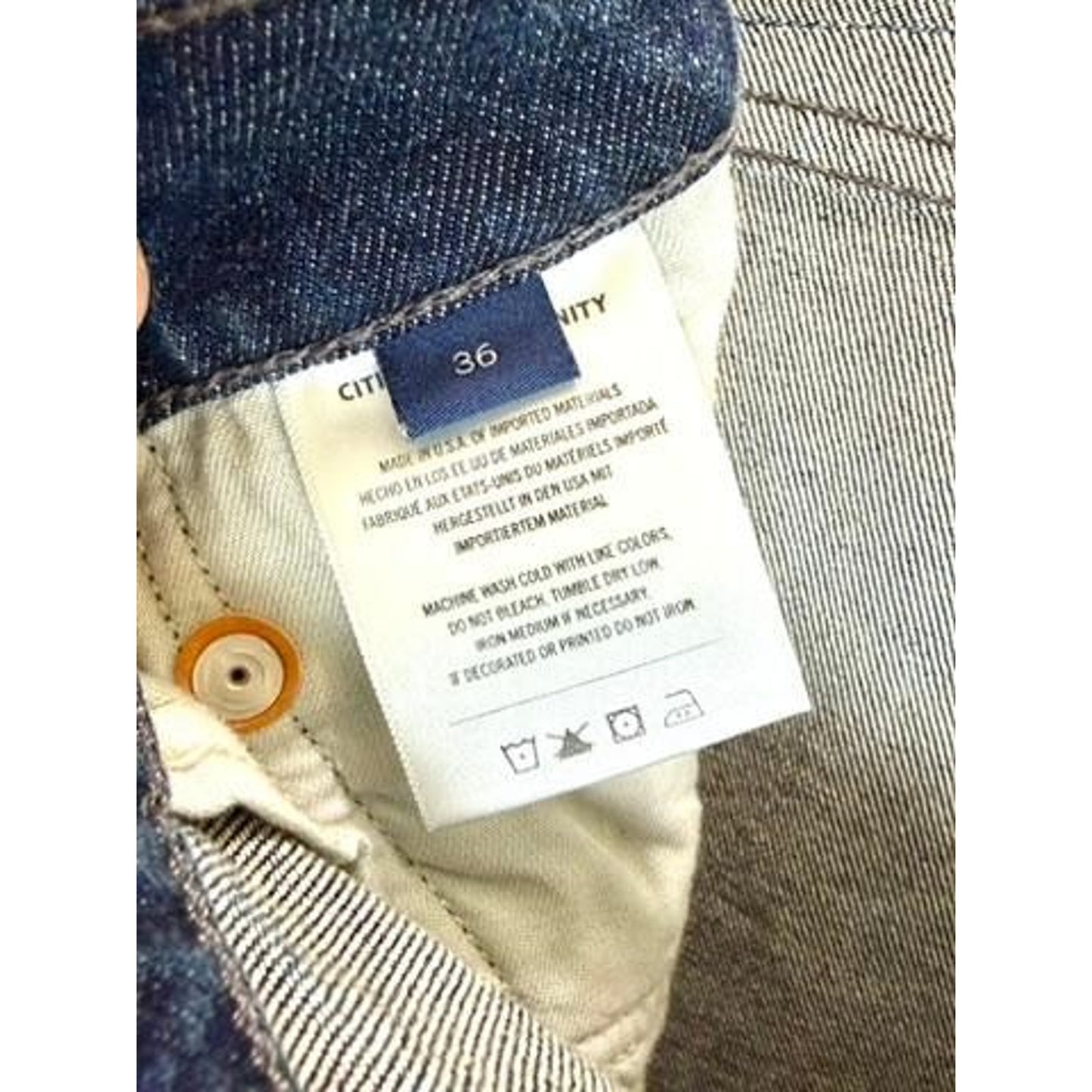 Citizens of Humanity Billy Reid Adler Tapered Classic Jeans Mens 36 Eris NWT