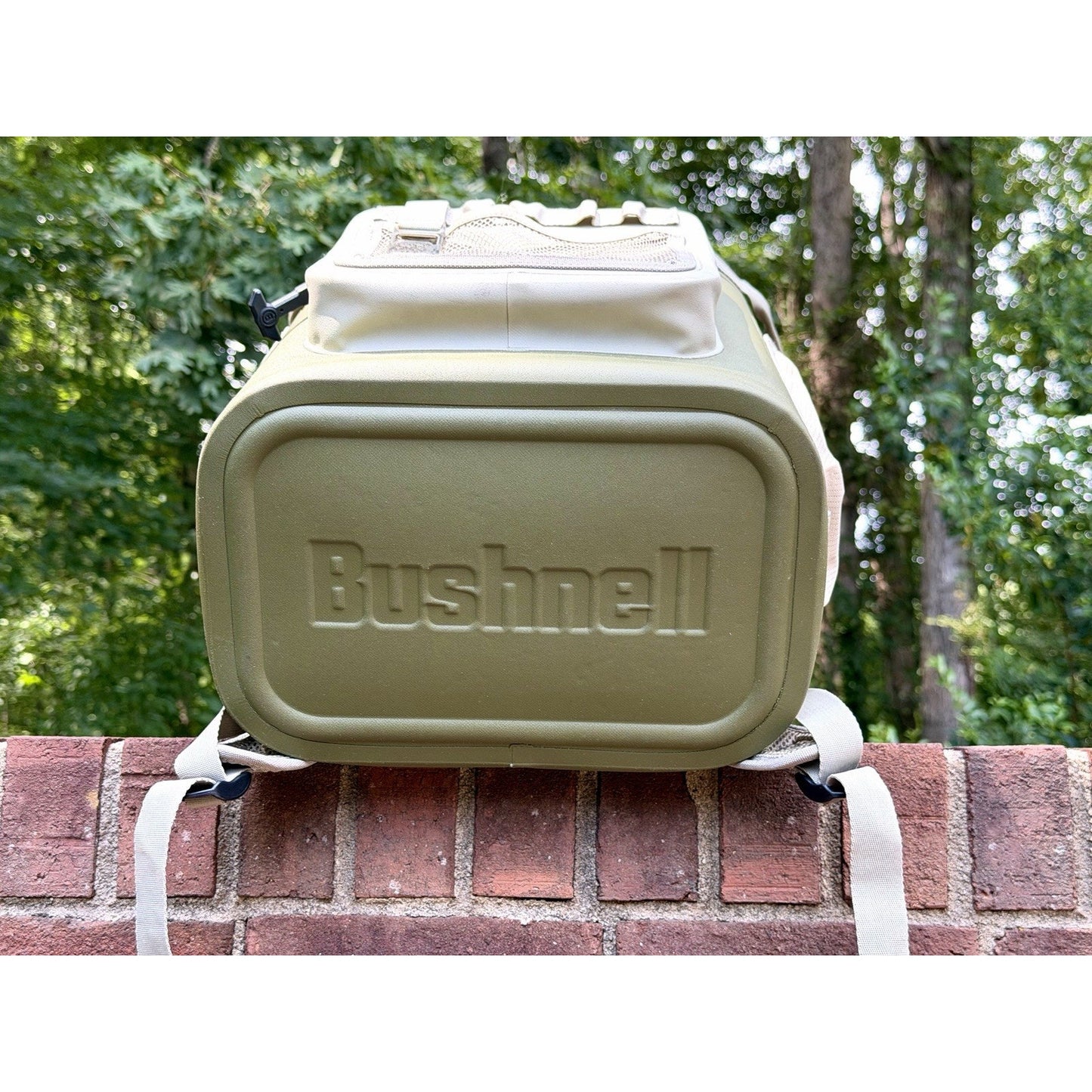 Bushnell 24 Can Leakproof Backpack Cooler Green Waterproof Used Once MINT
