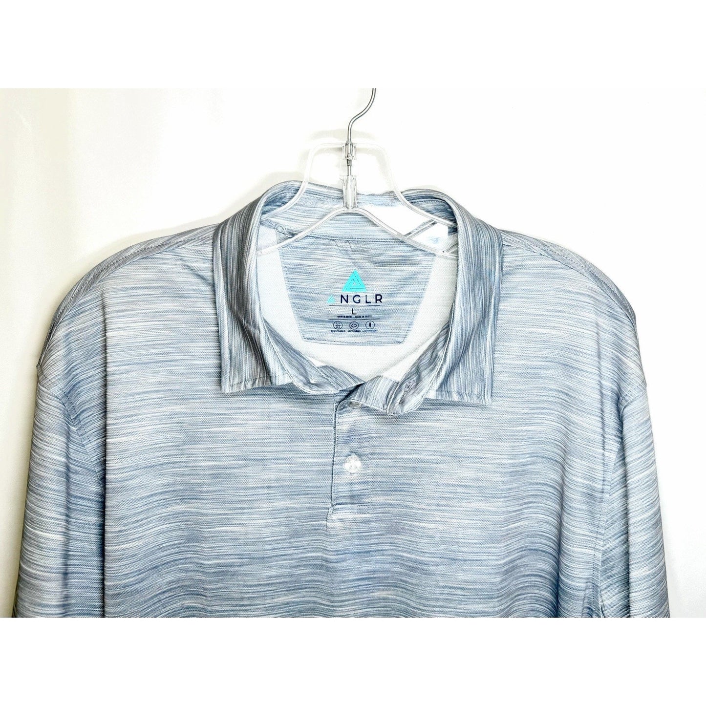 Anglr Fishing Gear Men’s Short Sleeve Performance Polo / Griffin / Size Large