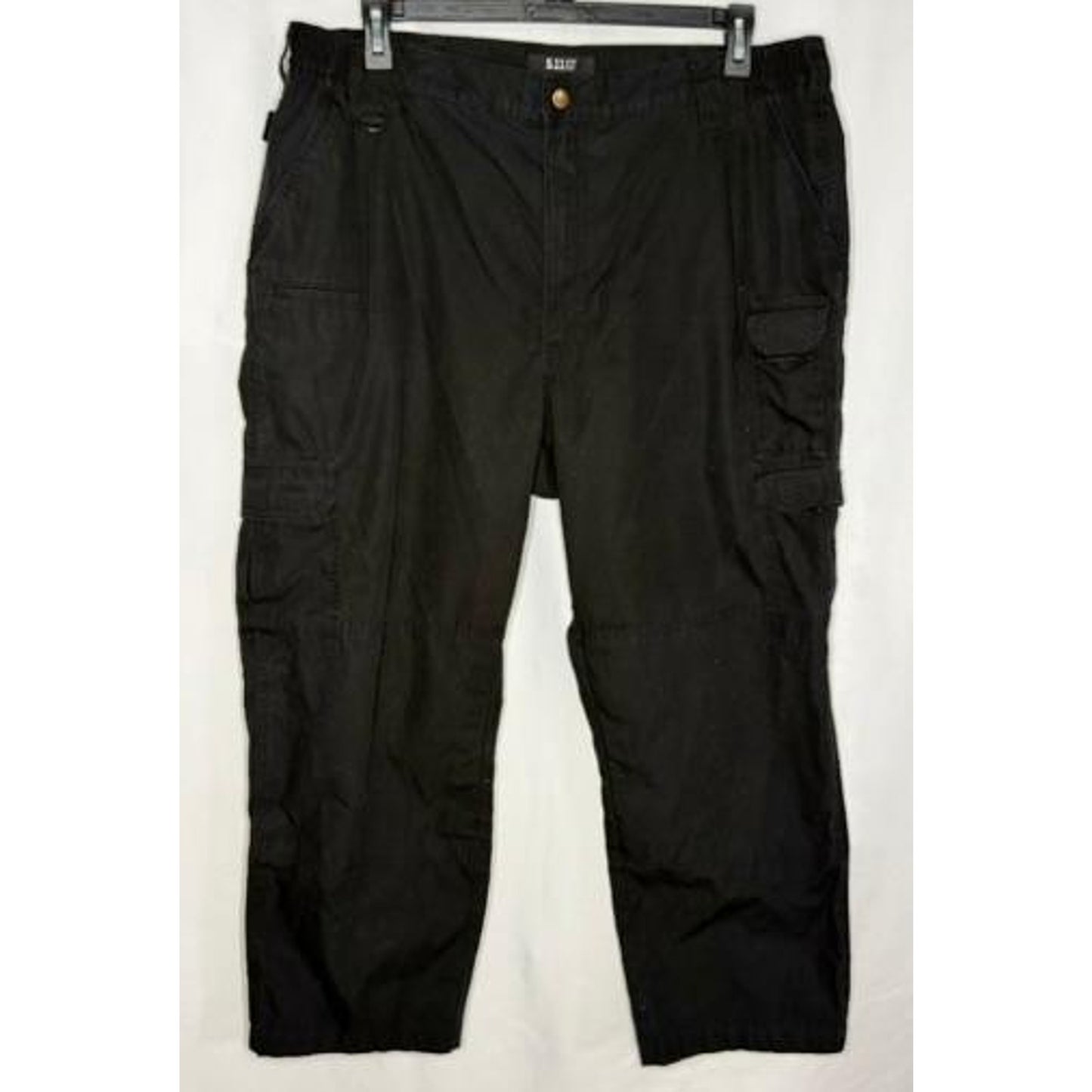 5.11 Tactical Cargo Pants Mens 42x30 Black Ripstop Workwear Utility