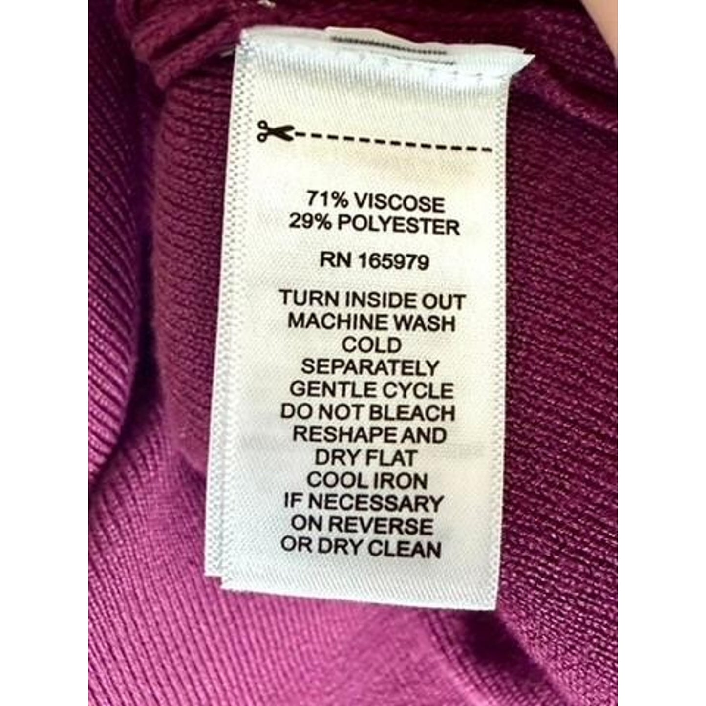 Cable & Gauge Womens Large Cabernet Red Mock Neck Asymmetrical Zip Sweater NWT