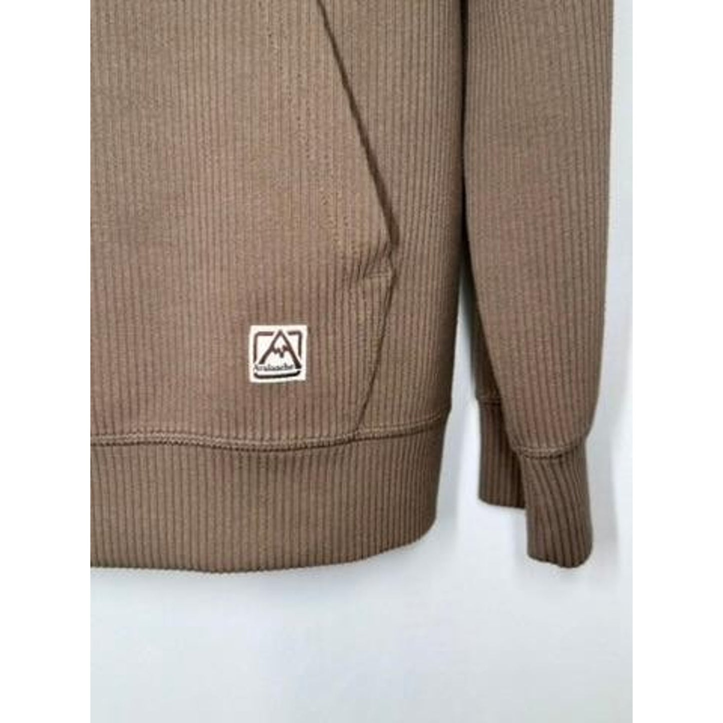 Avalanche Outdoor Supply Co Mens Large Brown Ribbed Pullover Hoodie CAM849