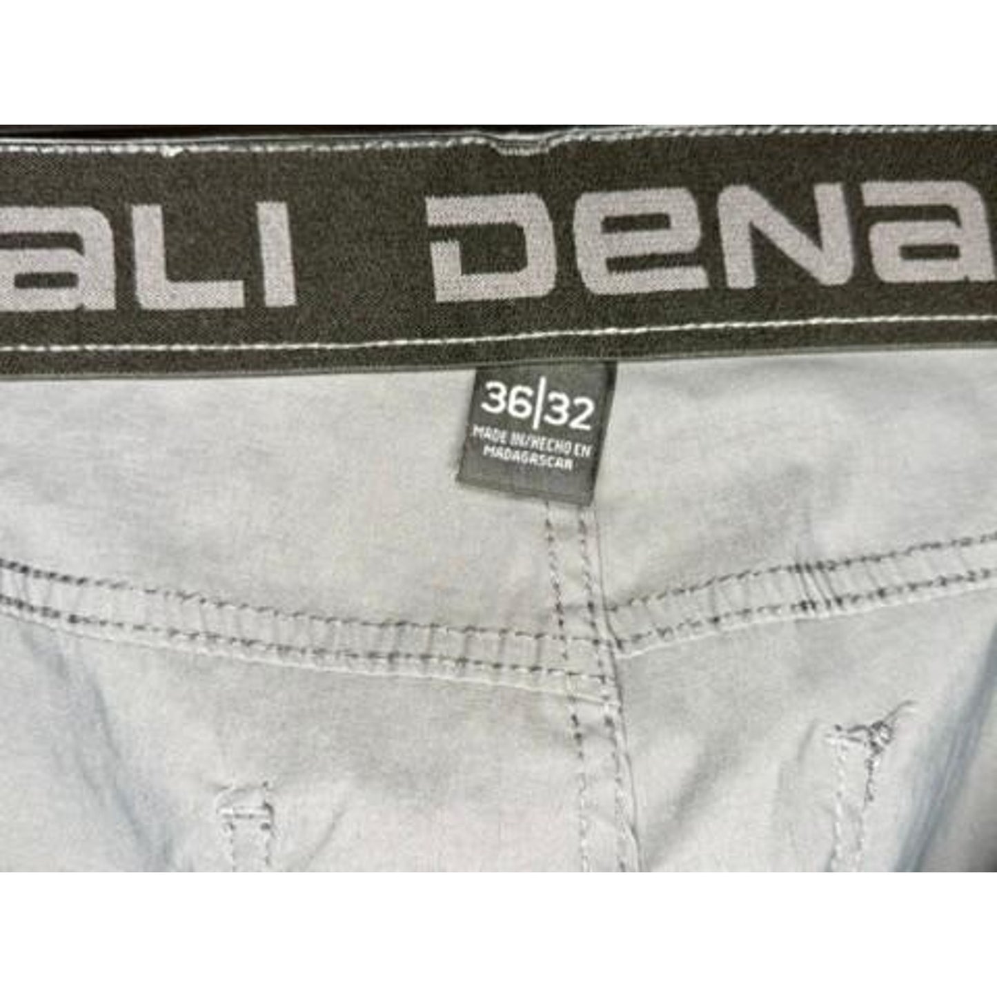 Denali Mens Pants 36x32 Gray Nylon Spandex Stretch Hiking Outdoor Travel