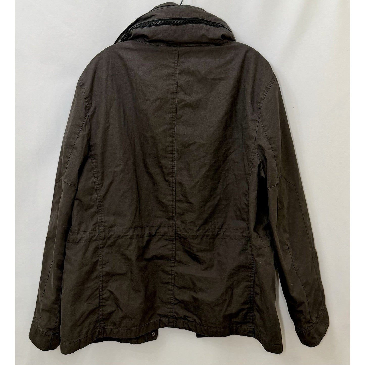 ARMANI EXCHANGE A/X Hidden Hood Dark Gray Jacket Mens Size Large - Worn Twice