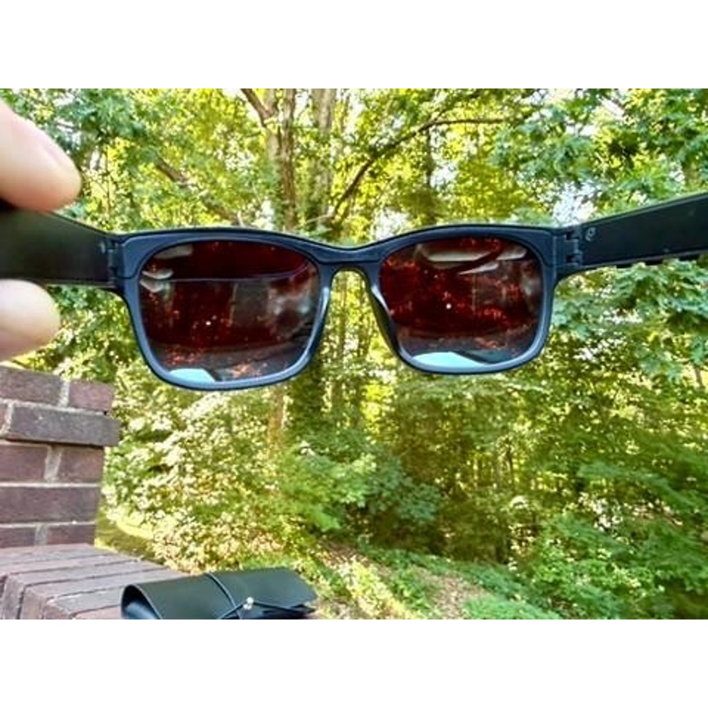 Bluetooth Smart Sunglasses Wireless Audio Music Matte Black Blue Green Mirror