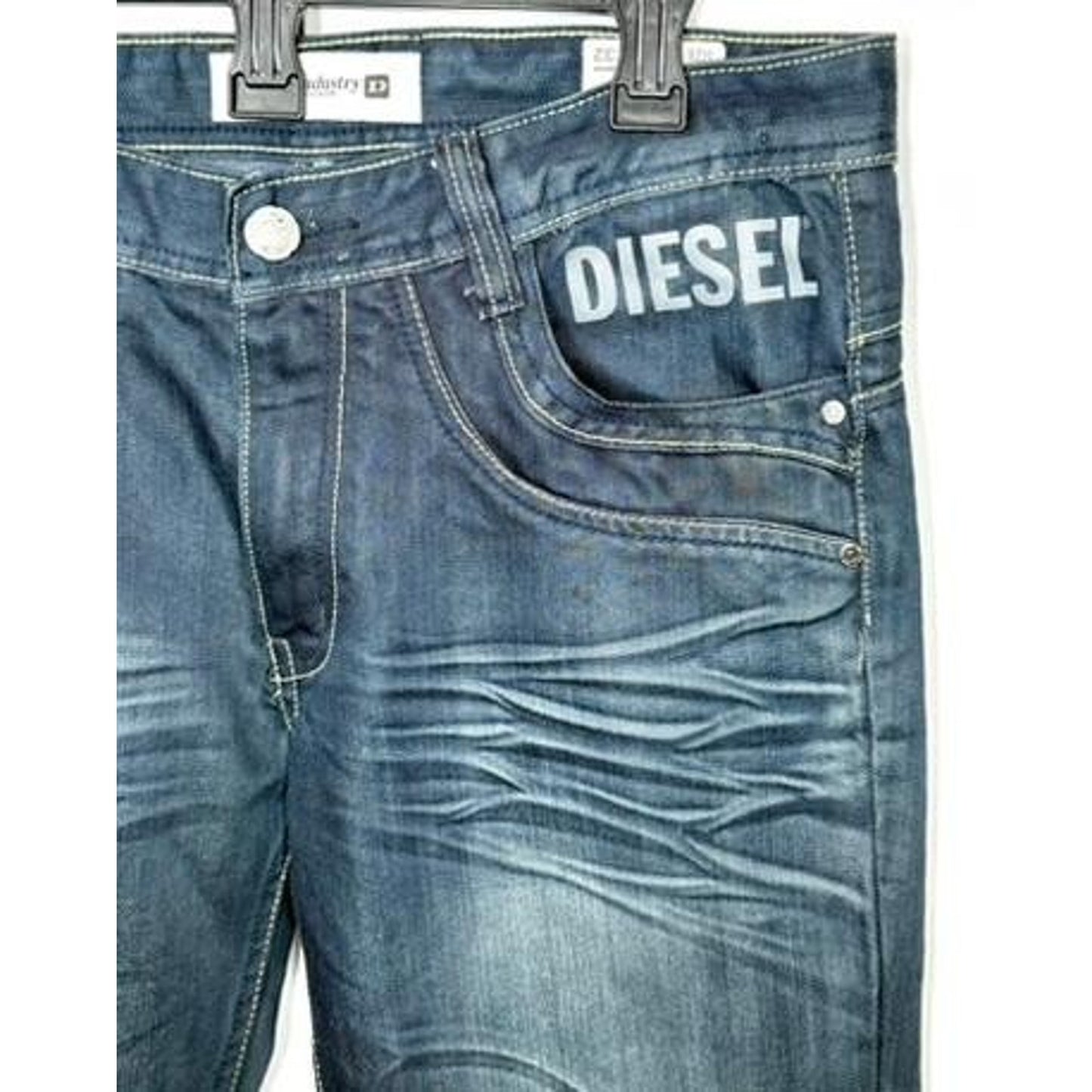 Diesel Viker-AD Blue Eyecons 2010/8 Edition Jeans Mens 34x32 Wash 0088Z Straight