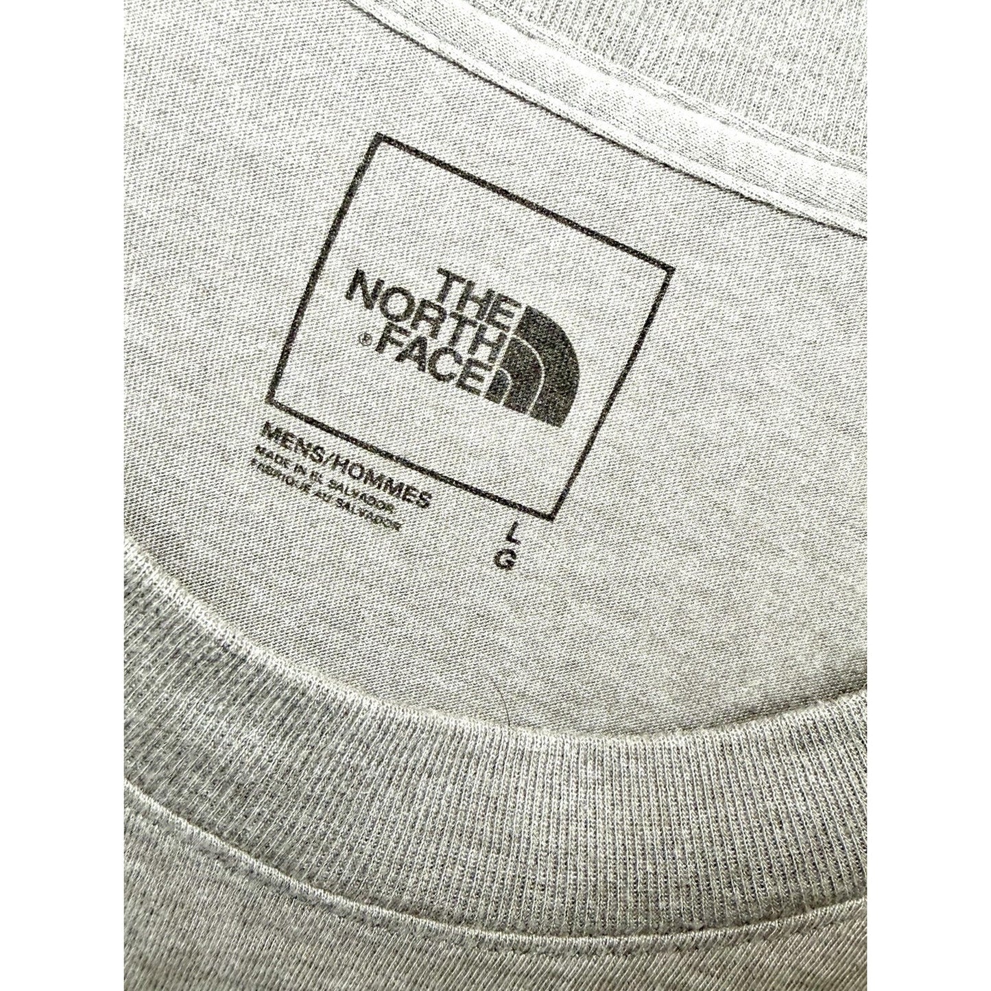 The North Face T-Shirt Men's Large Long Sleeve T-Shirt Grey Cpix