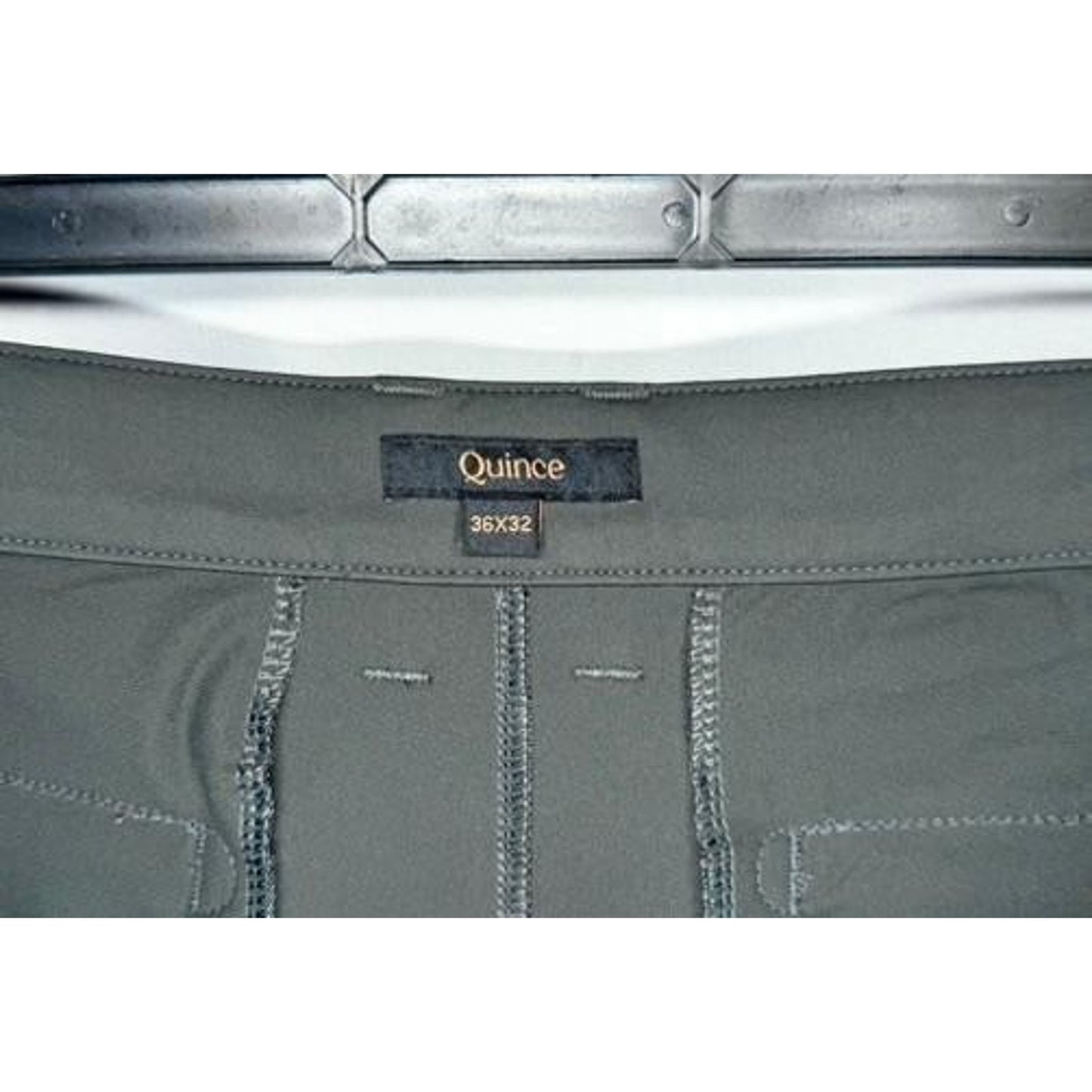 Quince ProTech Golf Pants Mens 36x32 Steel Grey Performance Stretch Chino