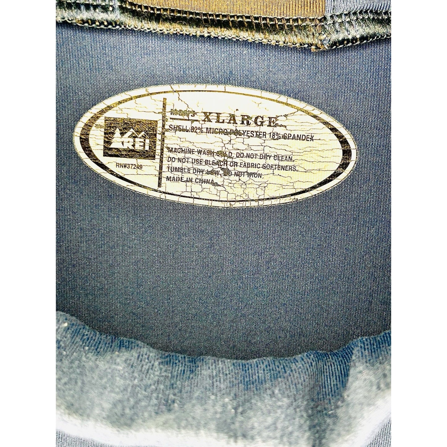 REI Co Op Mens XL Blue Lightweight Outdoor Stretch Pullover Blue