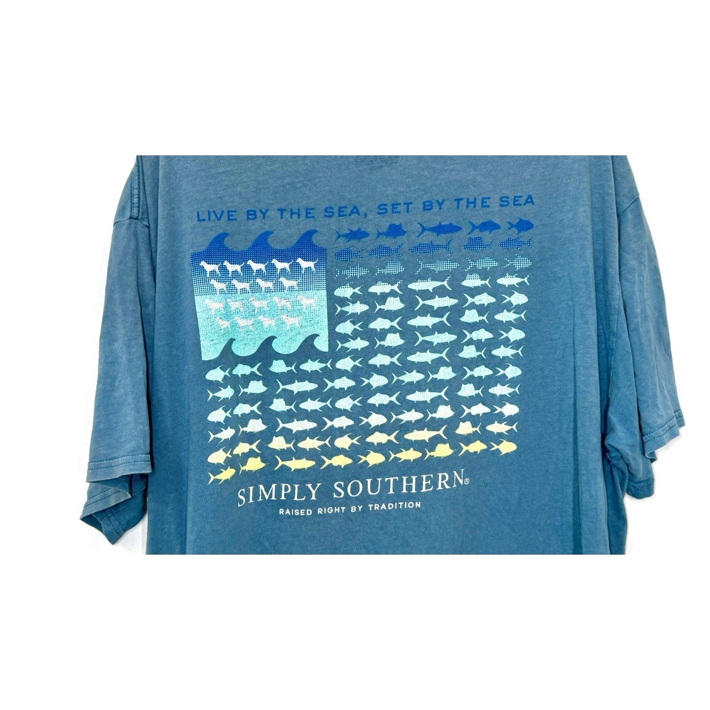 Simply Southern SeaFlag S/S Graphic T-Shirt Men’s Size XL