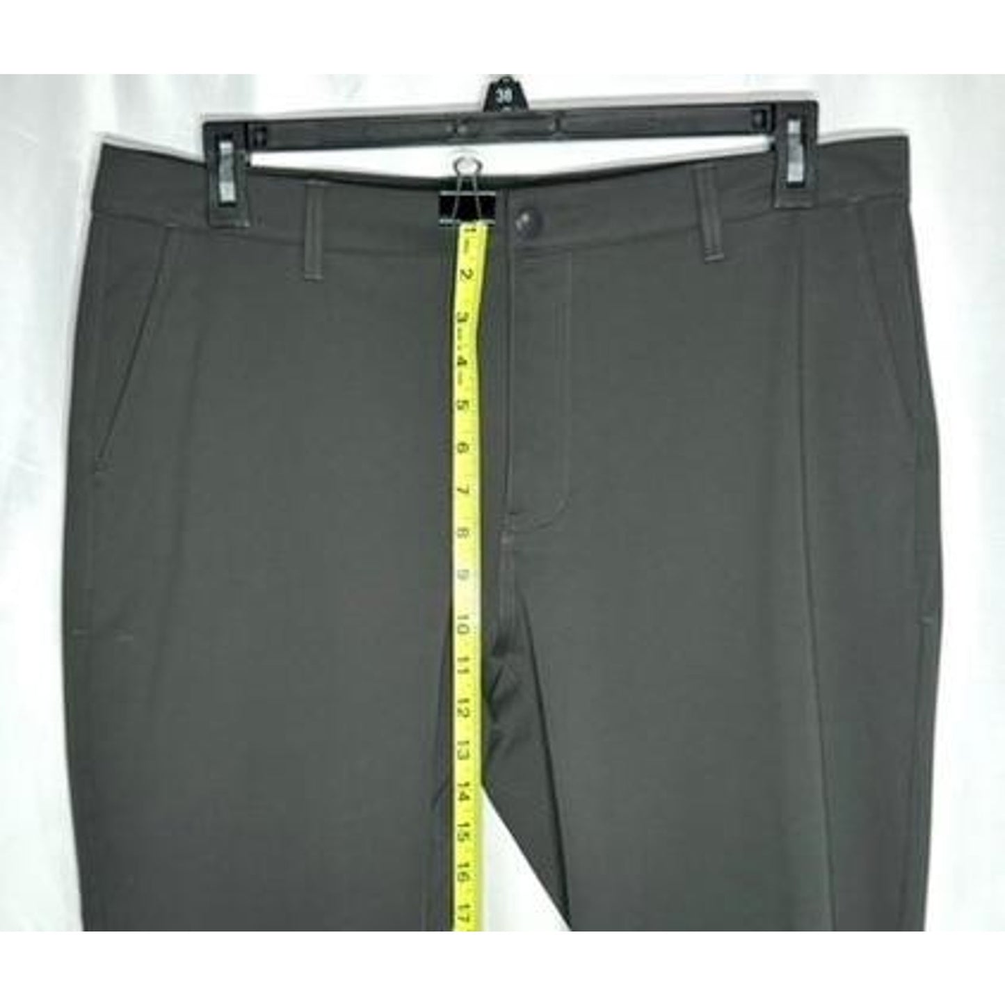 Quince ProTech Golf Pants Mens 36x32 Steel Grey Performance Stretch Chino