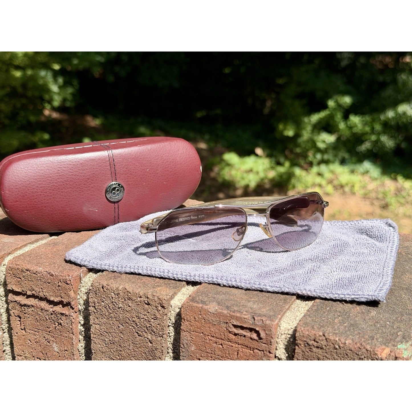 MORGENTHAL FREDERICS ICE STEALTH 60 ROS 602/H20 Sunglasses ($1695 New)