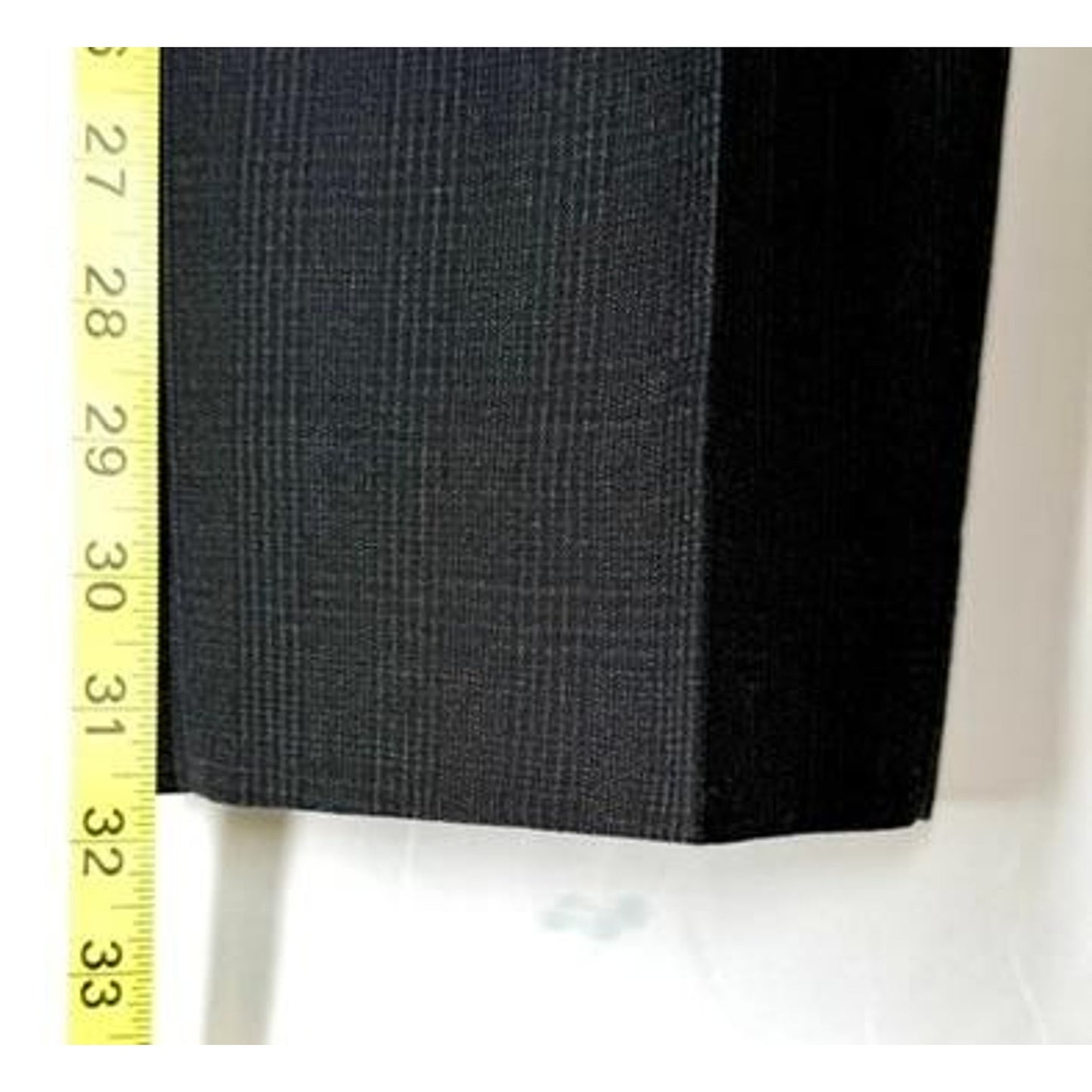 Christian Dior Monsieur Suit Mens 40L Gray Wool Double Breasted Plaid Vintage