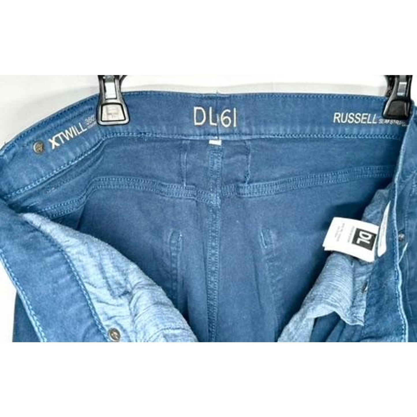 DL1961 Russell Slim Straight Jeans Mens Size 36 Blue Xtwill 360 Comfort
