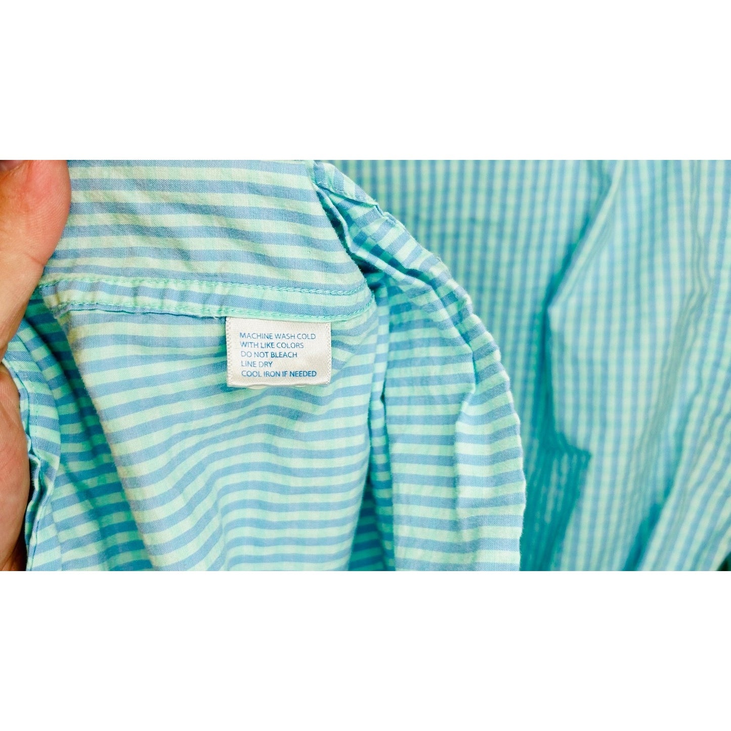 Southern Tide Camana Bay Gingham Sport Shirt - Offshore Green Mens S Stretch